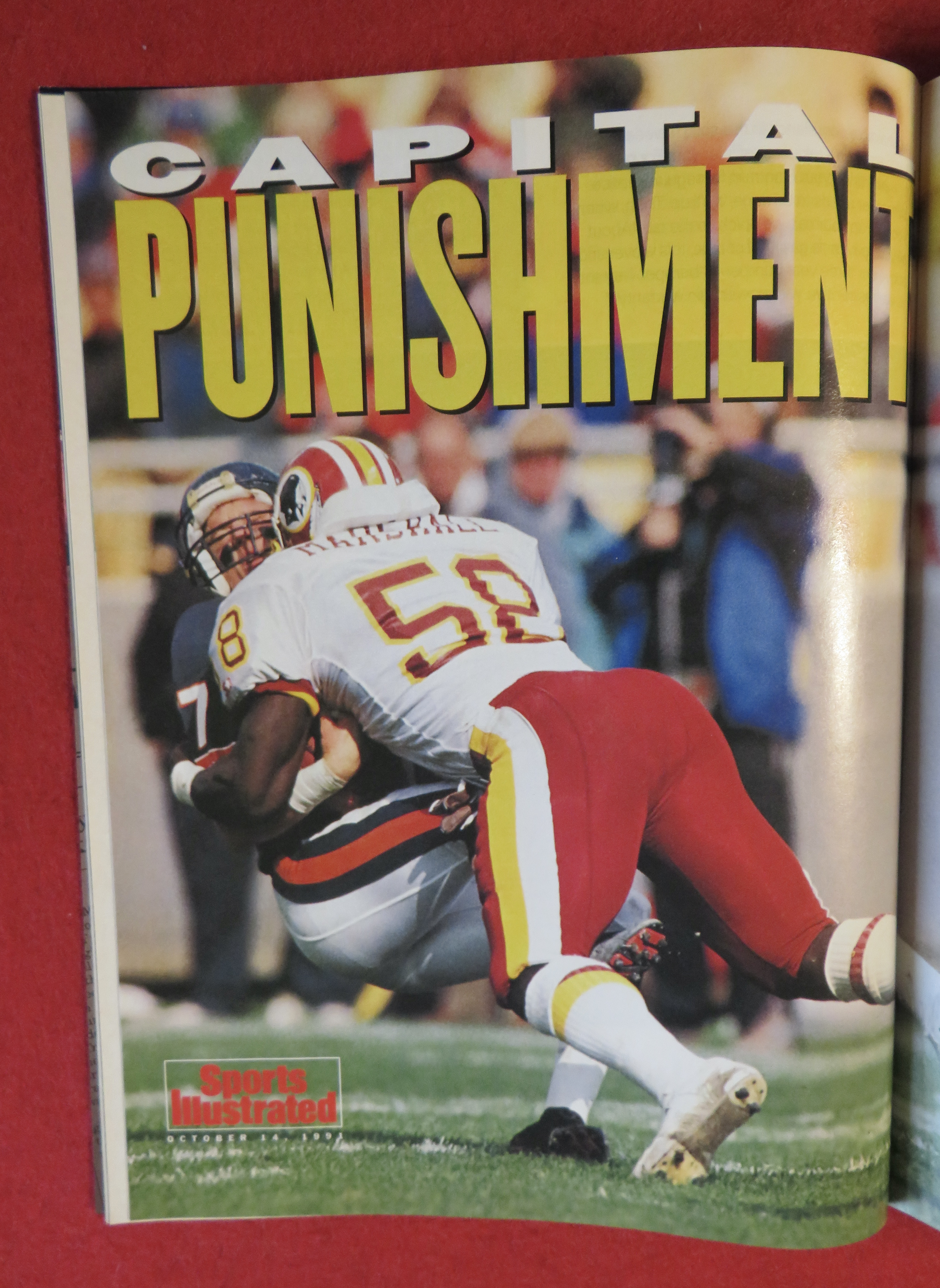 Sports Illustrated Magazine October 14, 1991 Gary Clark