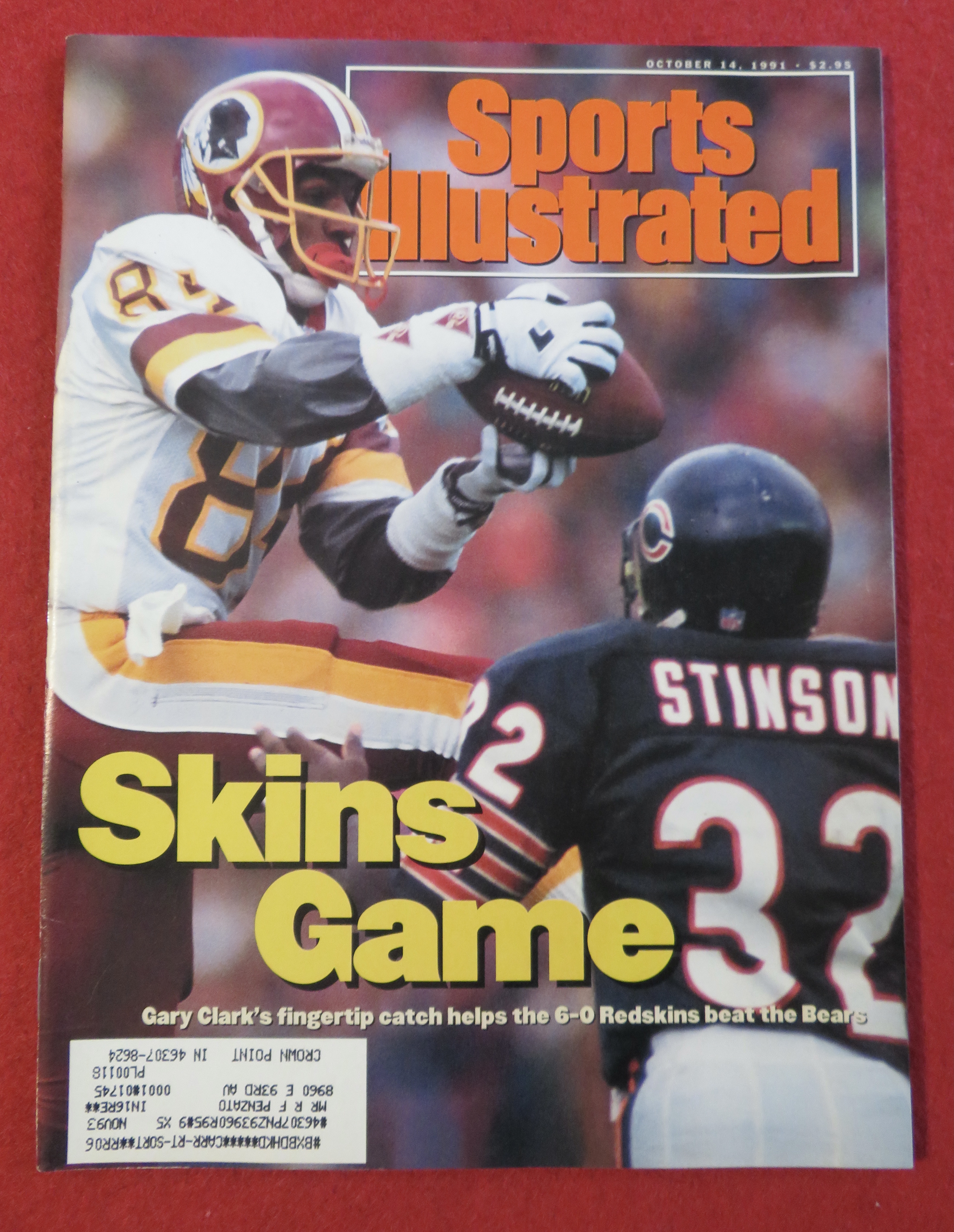 Sports Illustrated Magazine October 14, 1991 Gary Clark