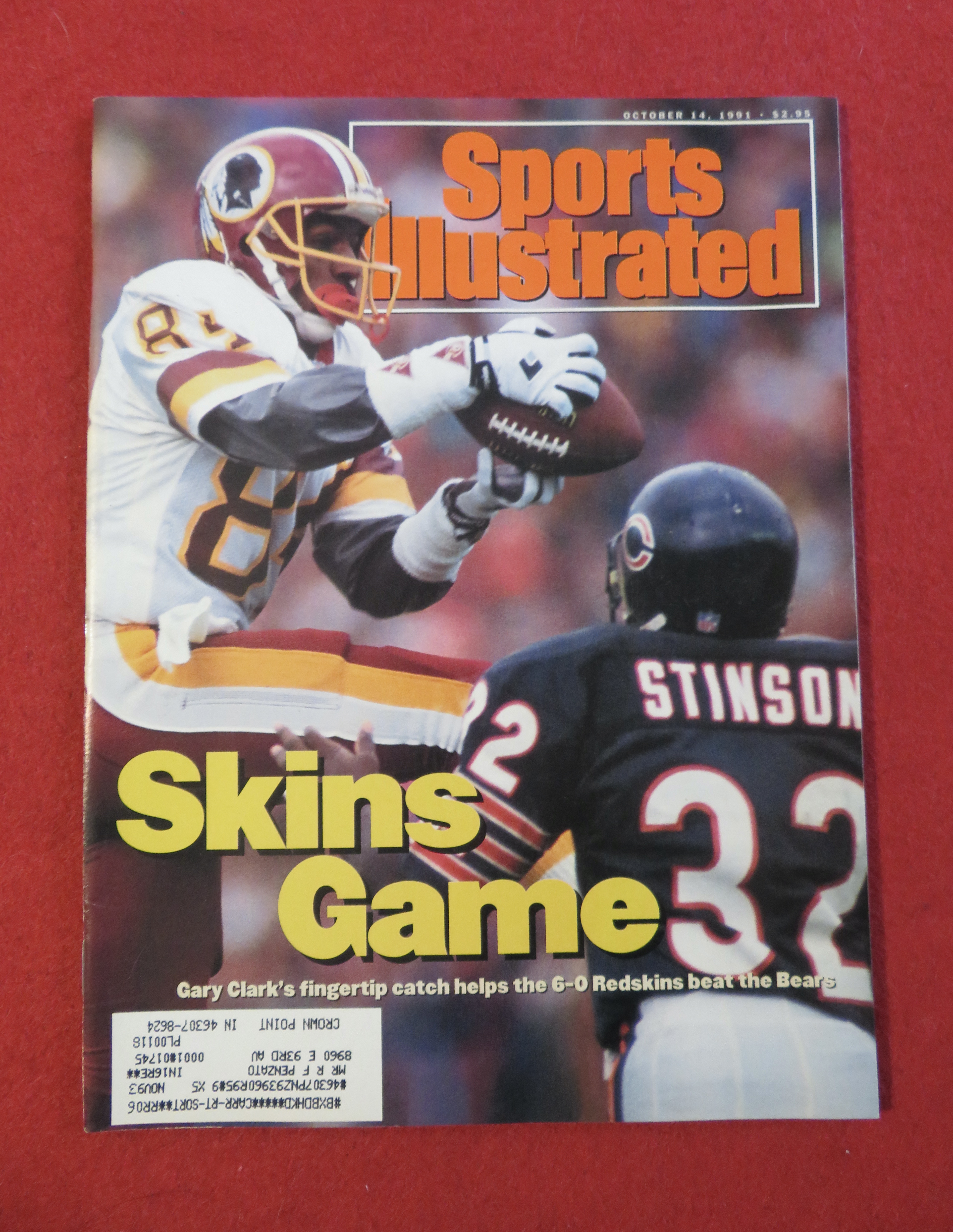 Sports Illustrated Magazine October 14, 1991 Gary Clark