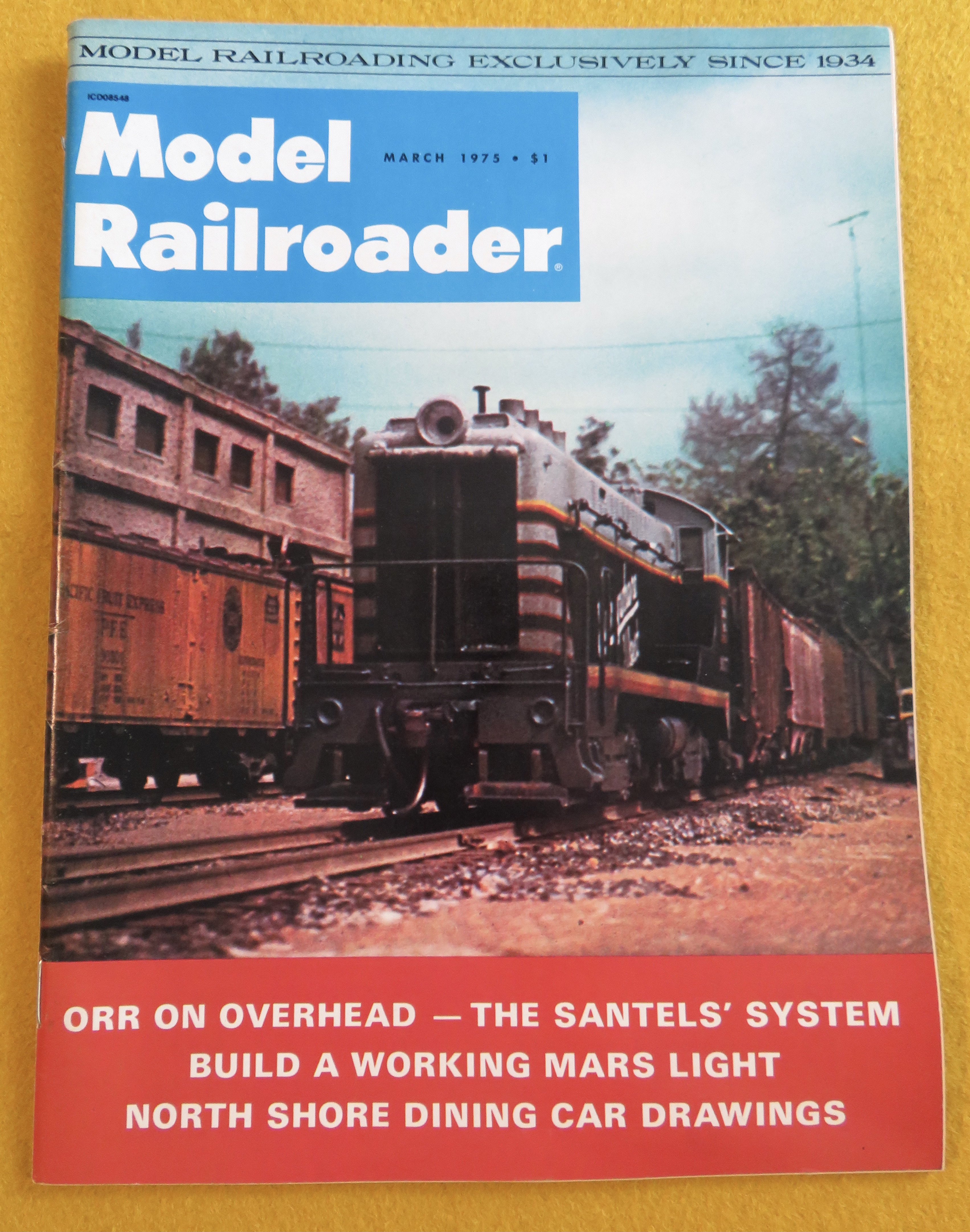 Model Railroader Magazine March 1975