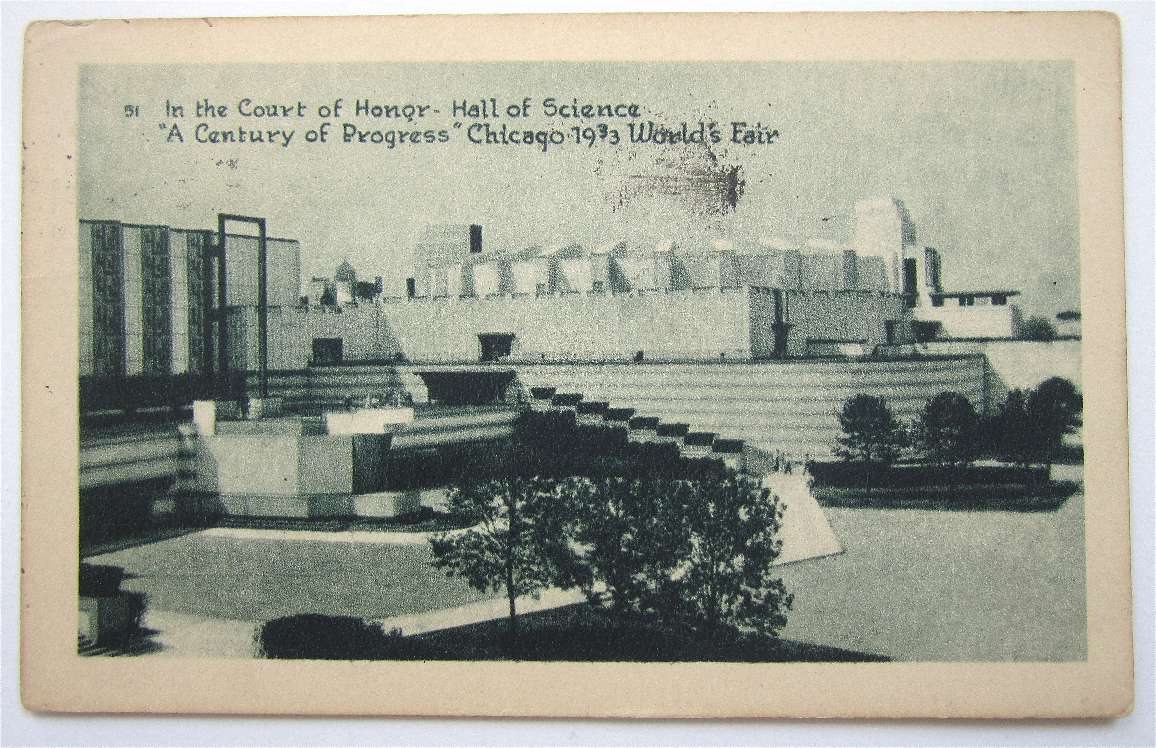 The Court Of Honor, Century Of Progress Postcard