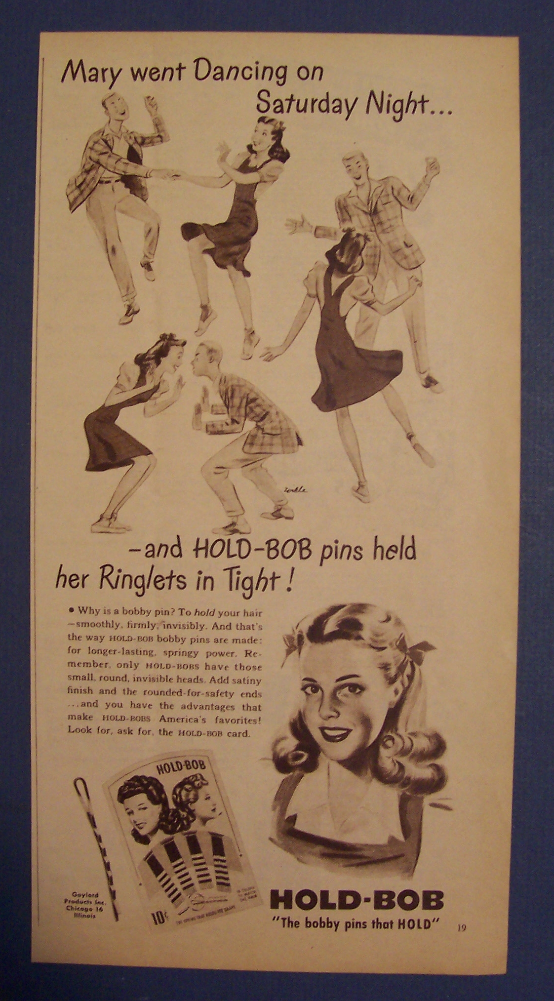 1945 Hold - Bob Bobby Pins