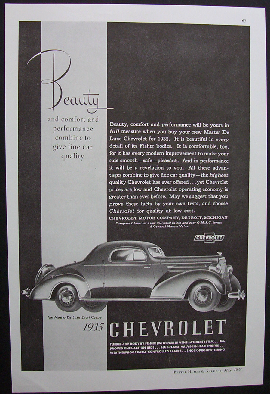 1935  Chevrolet  Cars