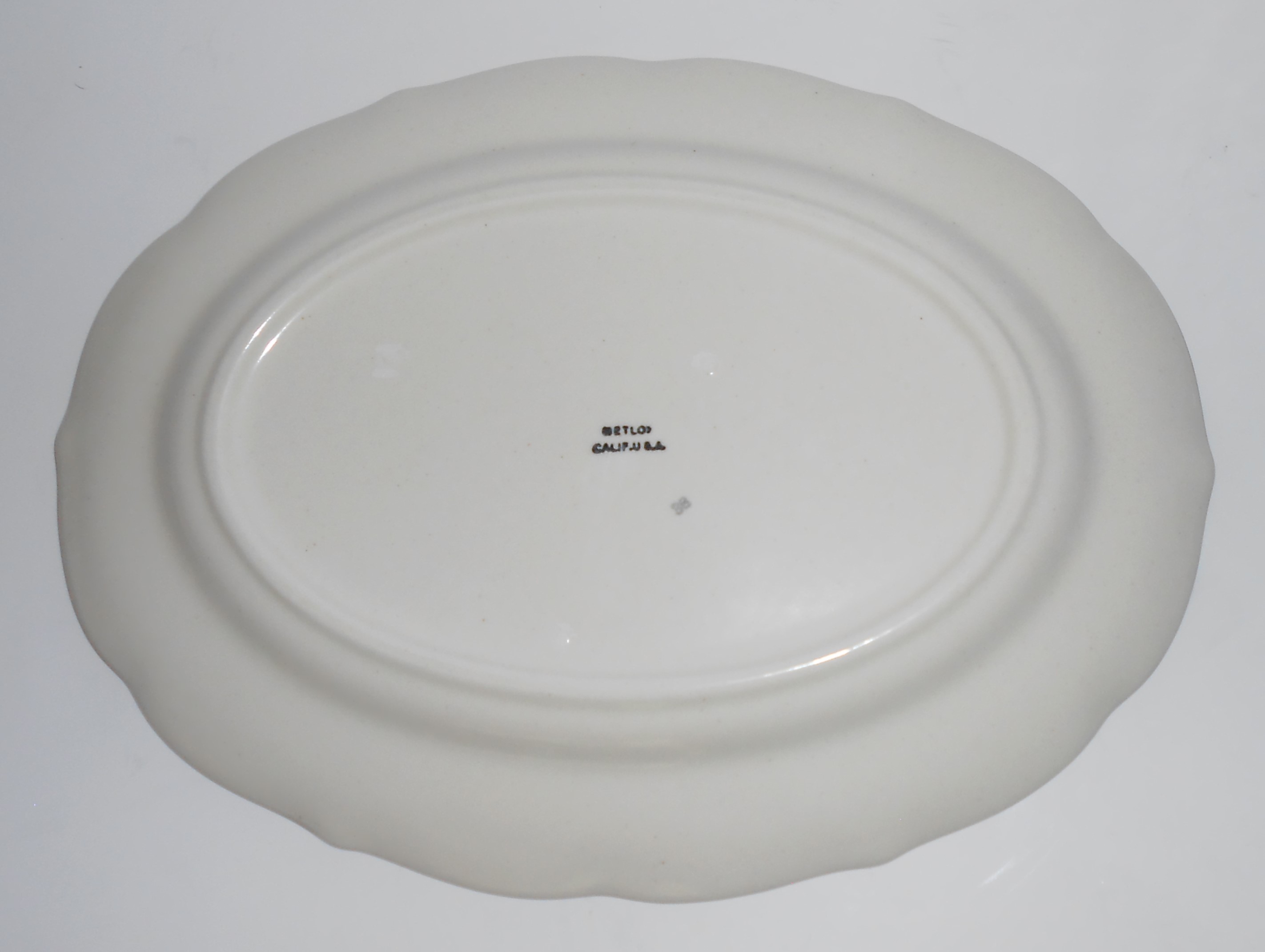 Metlox Pottery Poppy Trail Autumn Berry 12'' Platter