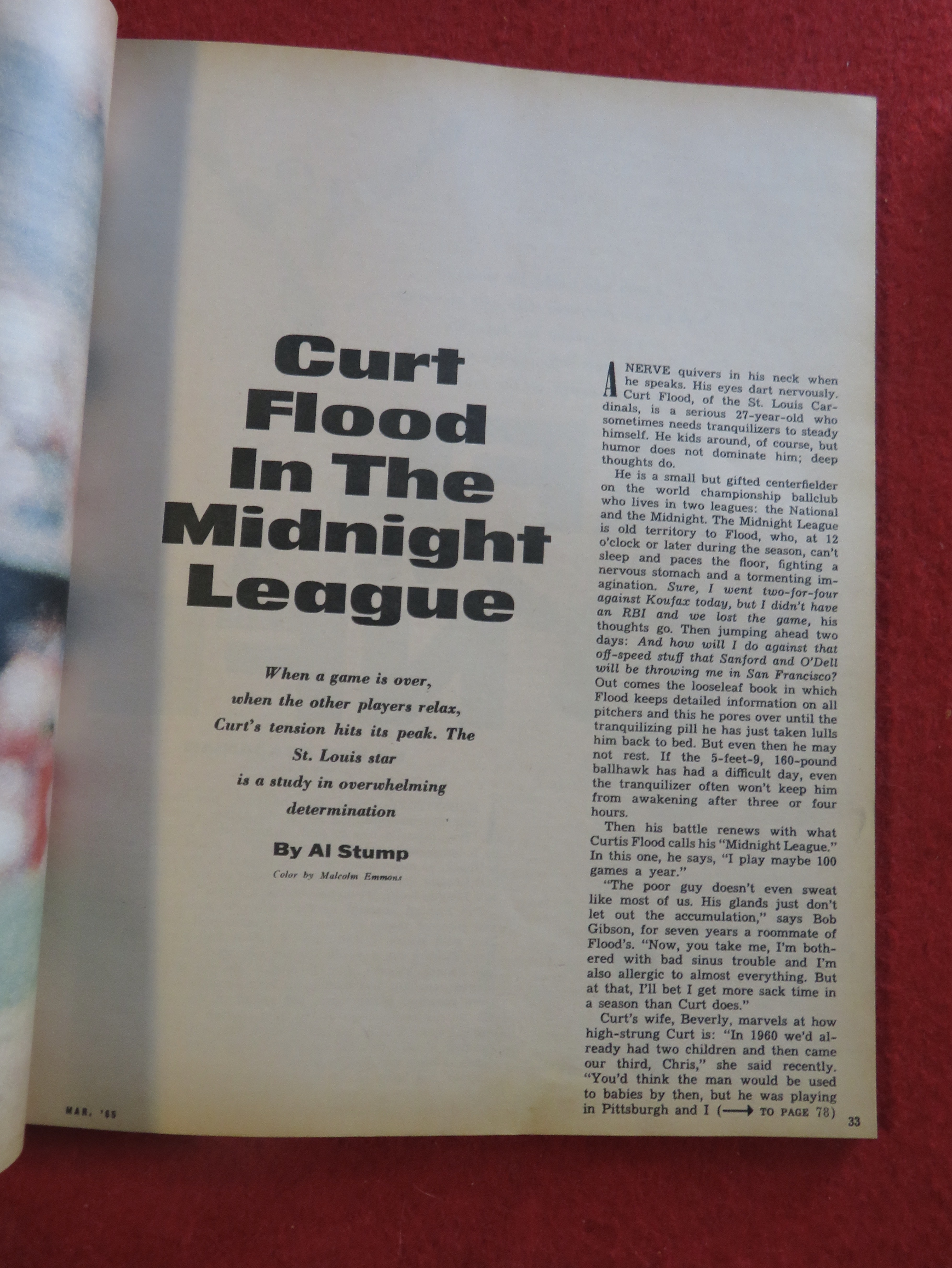 Sport Magazine March 1965 Jerry West/ Bobby Hull
