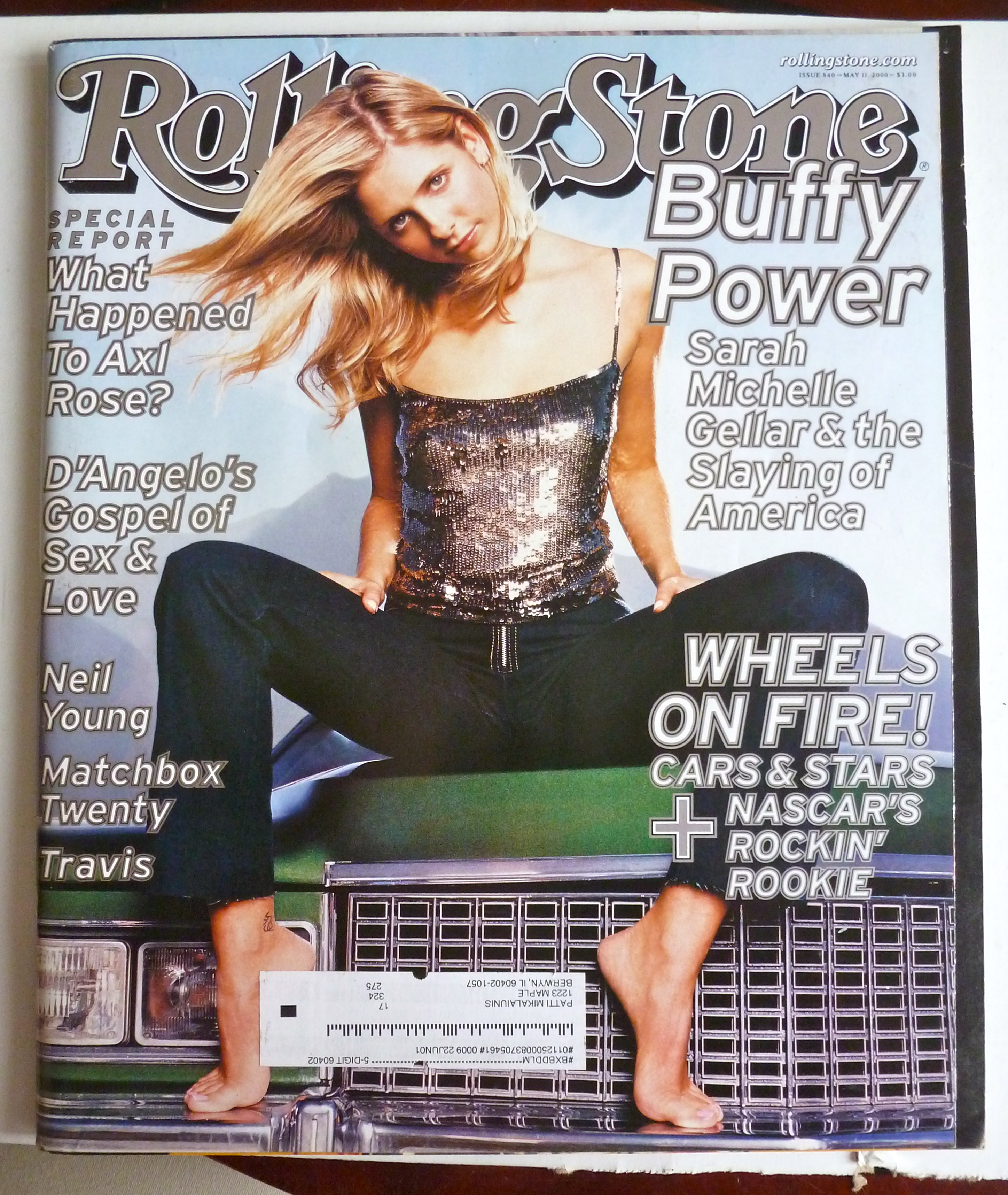 Rolling Stone Magazine May 11, 2000 Sarah M. Gellar