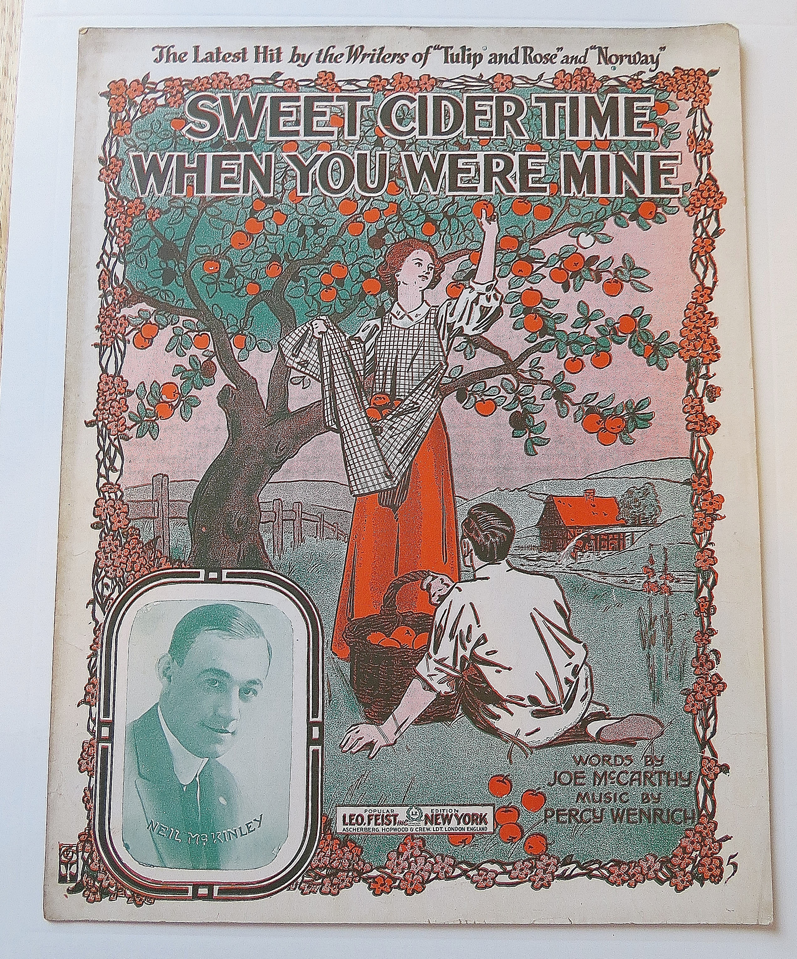 1916 Sweet Cider Time When You Were Mine