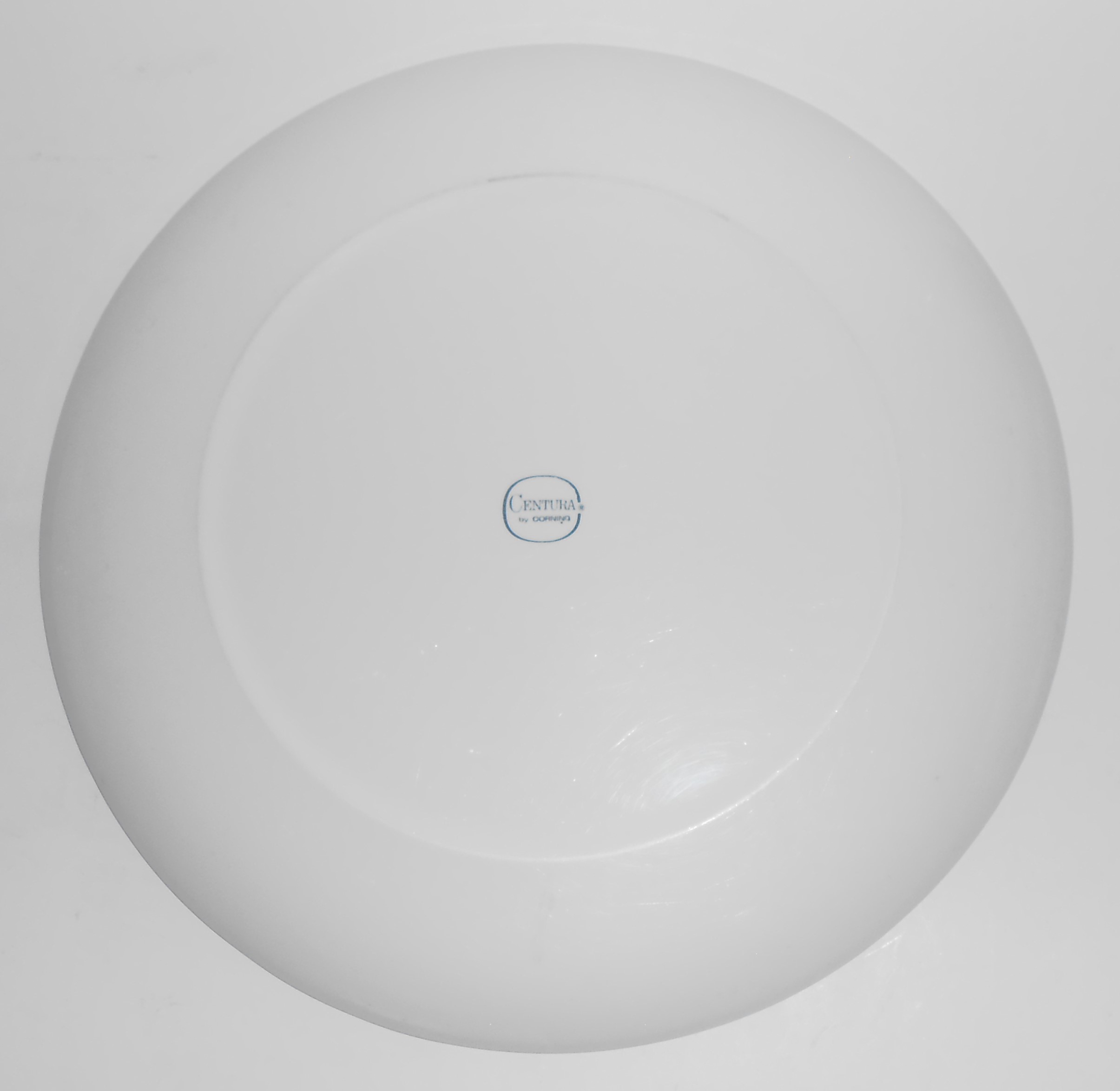 Corning Pottery MCM Centura White Dinner Plate