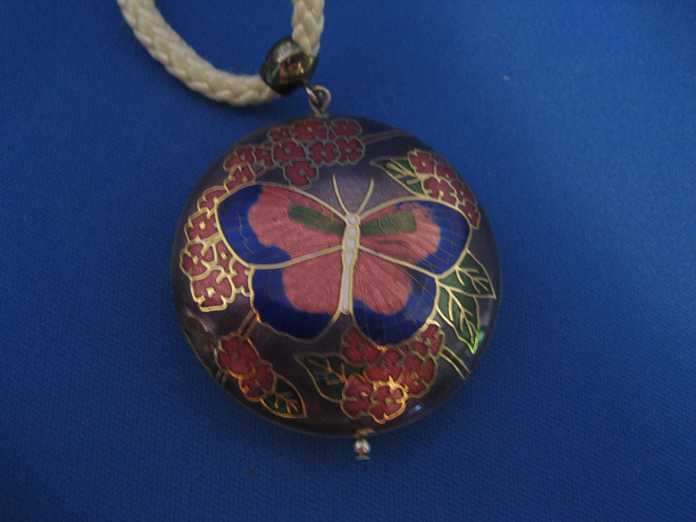 Butterfly Enamel Necklace