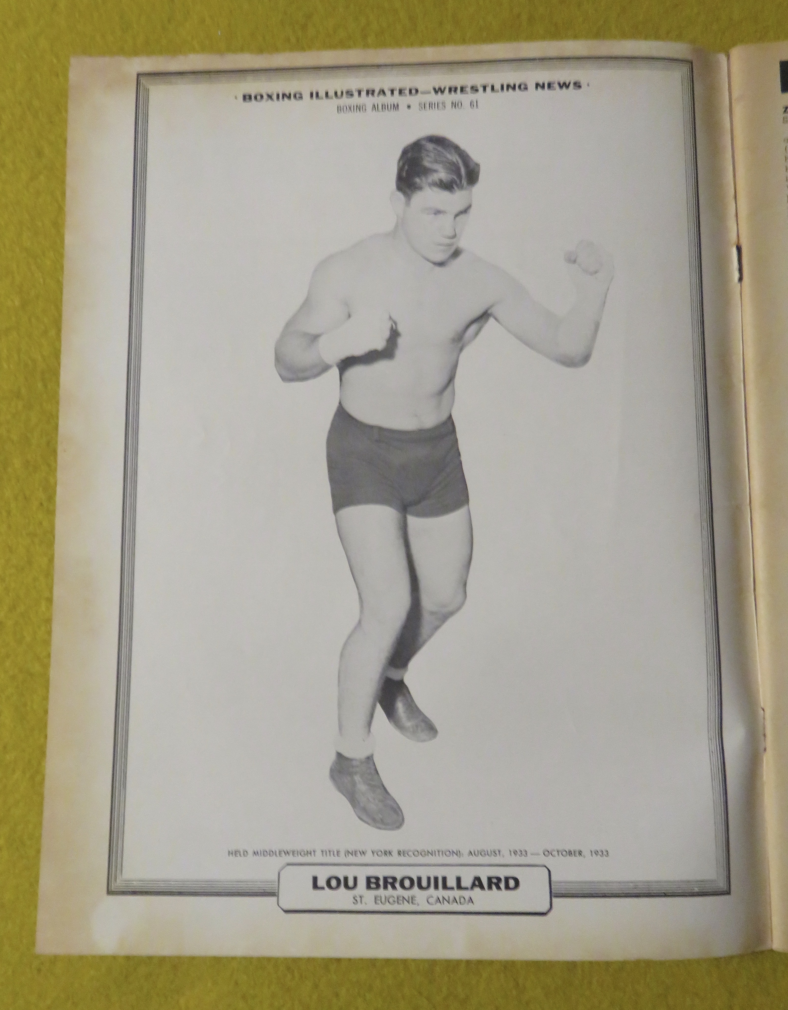 Boxing Illustrated Wrestling News Magazine Oct 1964