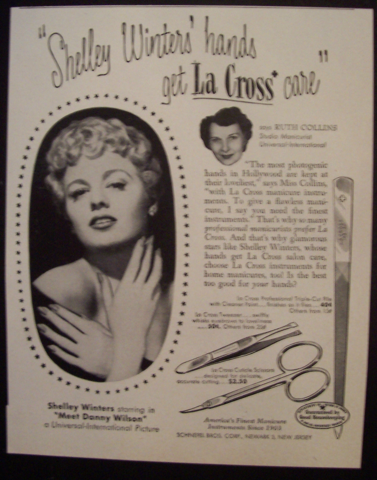 1951  La  Cross  with  Shelley  Winters