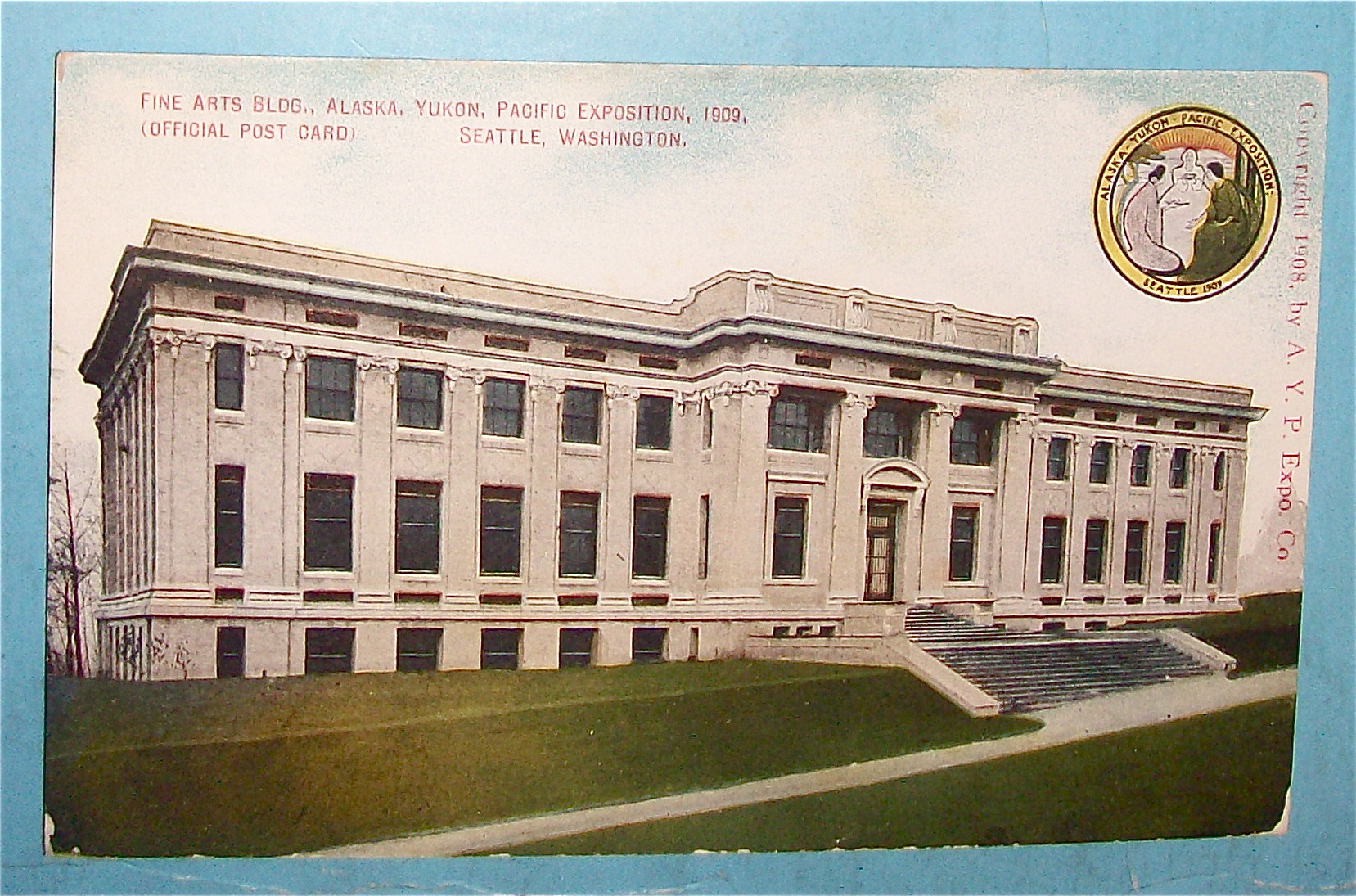 Fine Arts Building Postcard (Alaska Yukon Pac Expo)