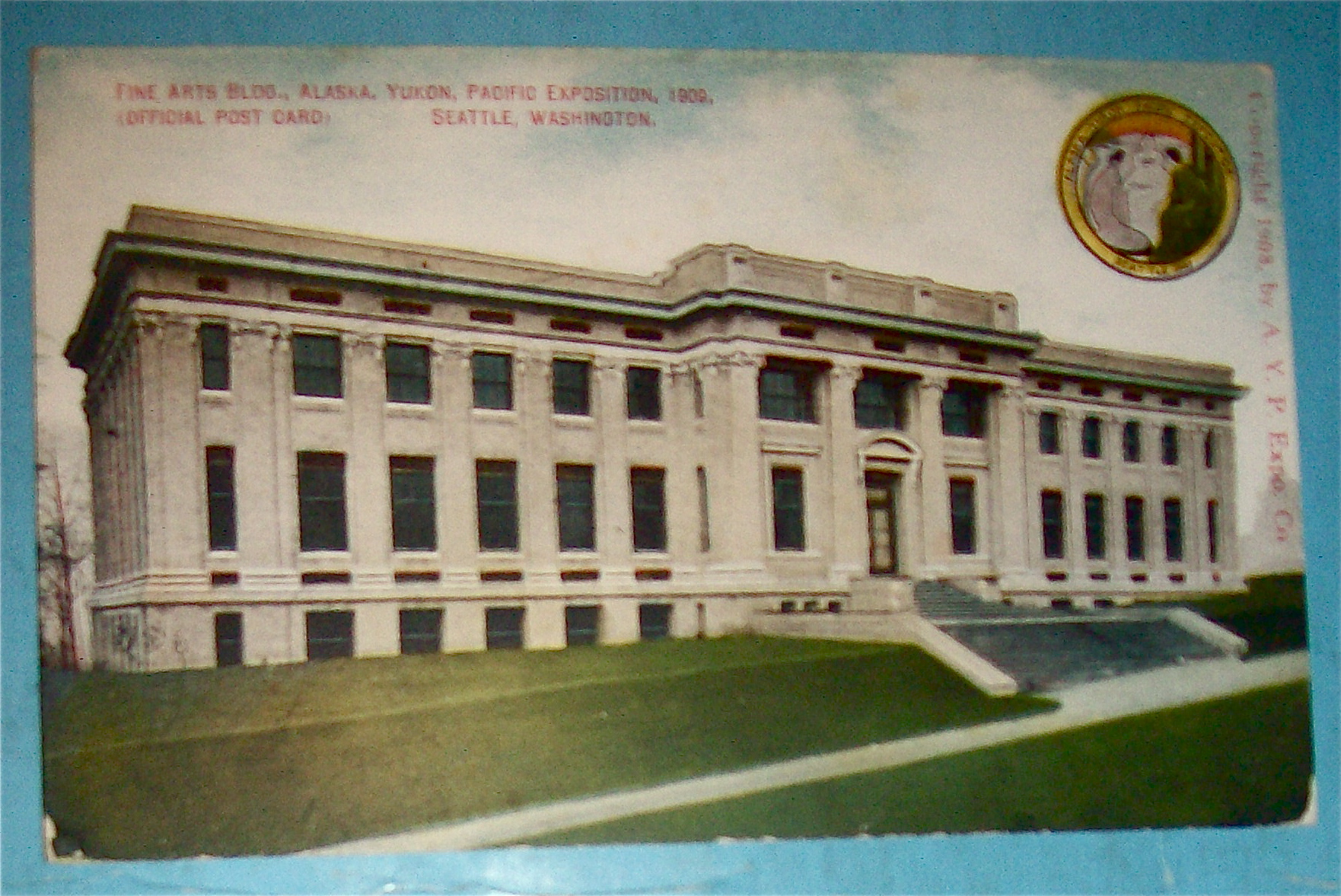 Fine Arts Building Postcard (Alaska Yukon Pac Expo)