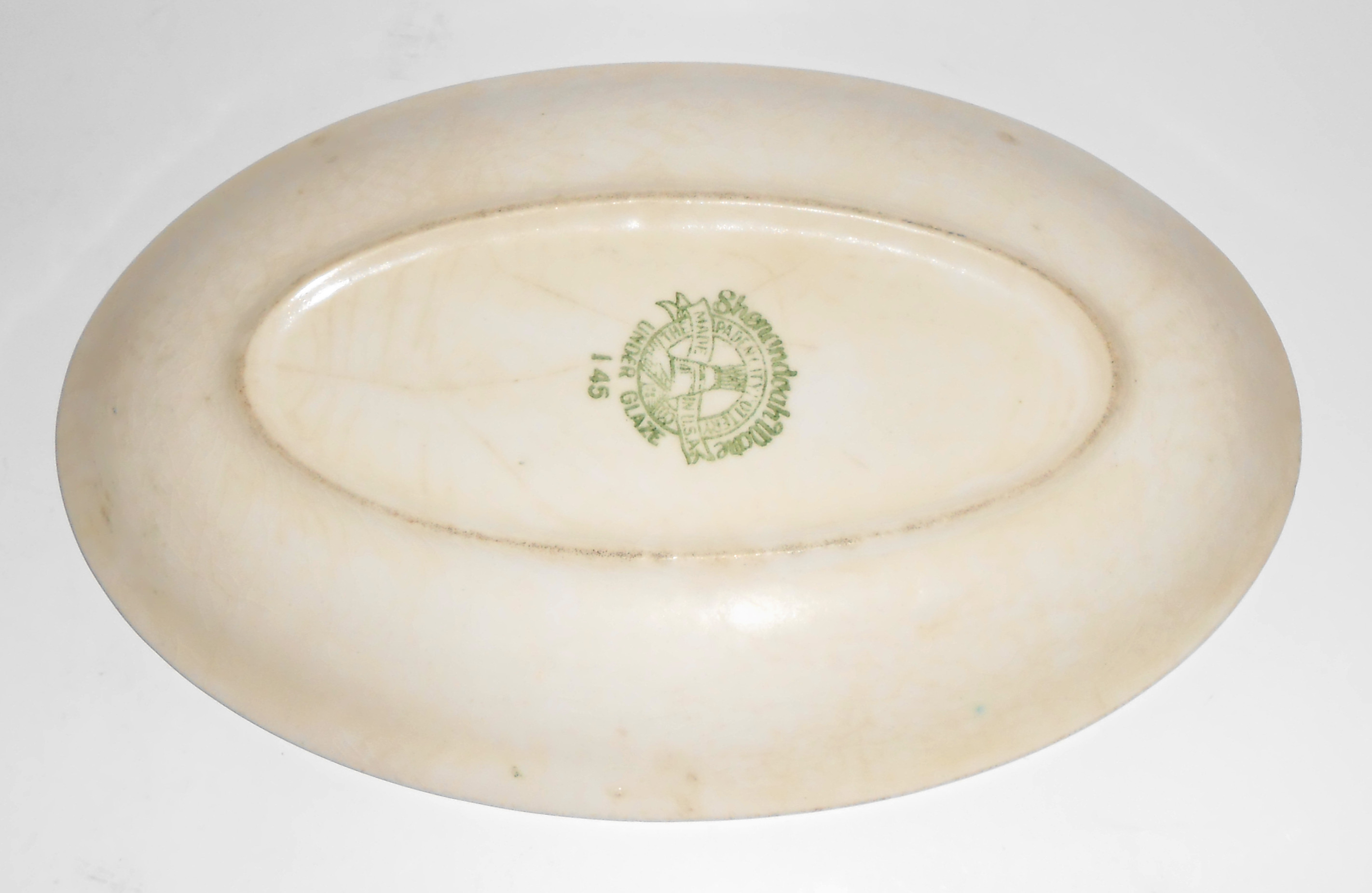 Paden City Pottery Jonquil Relish Plate!