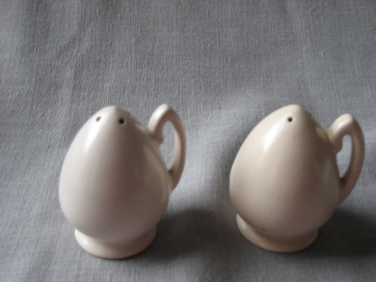 Egg Shaped Salt and Pepper Shakers