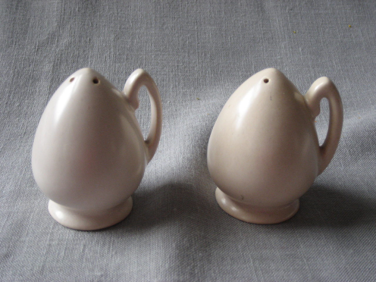 Egg Shaped Salt and Pepper Shakers