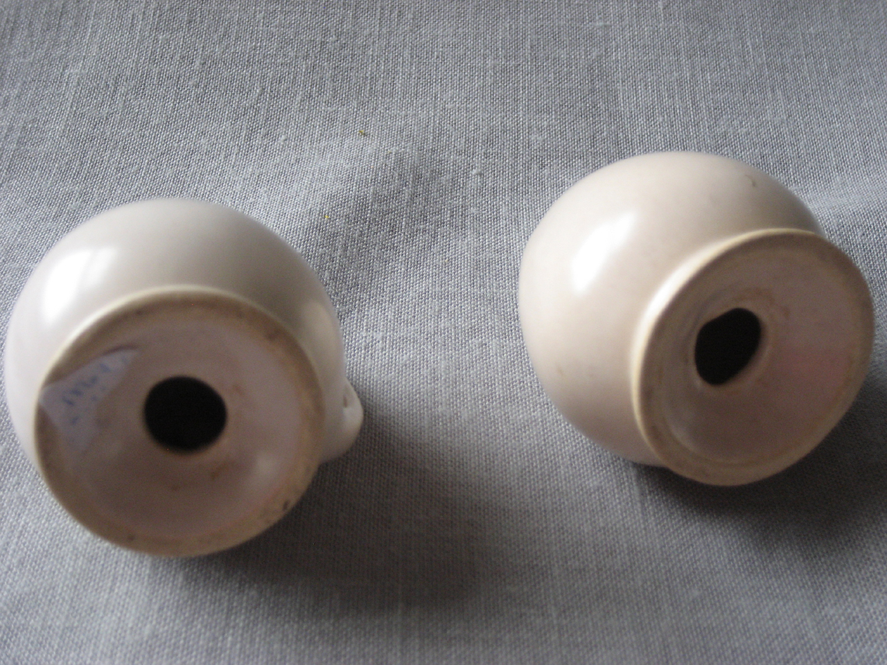 Egg Shaped Salt and Pepper Shakers