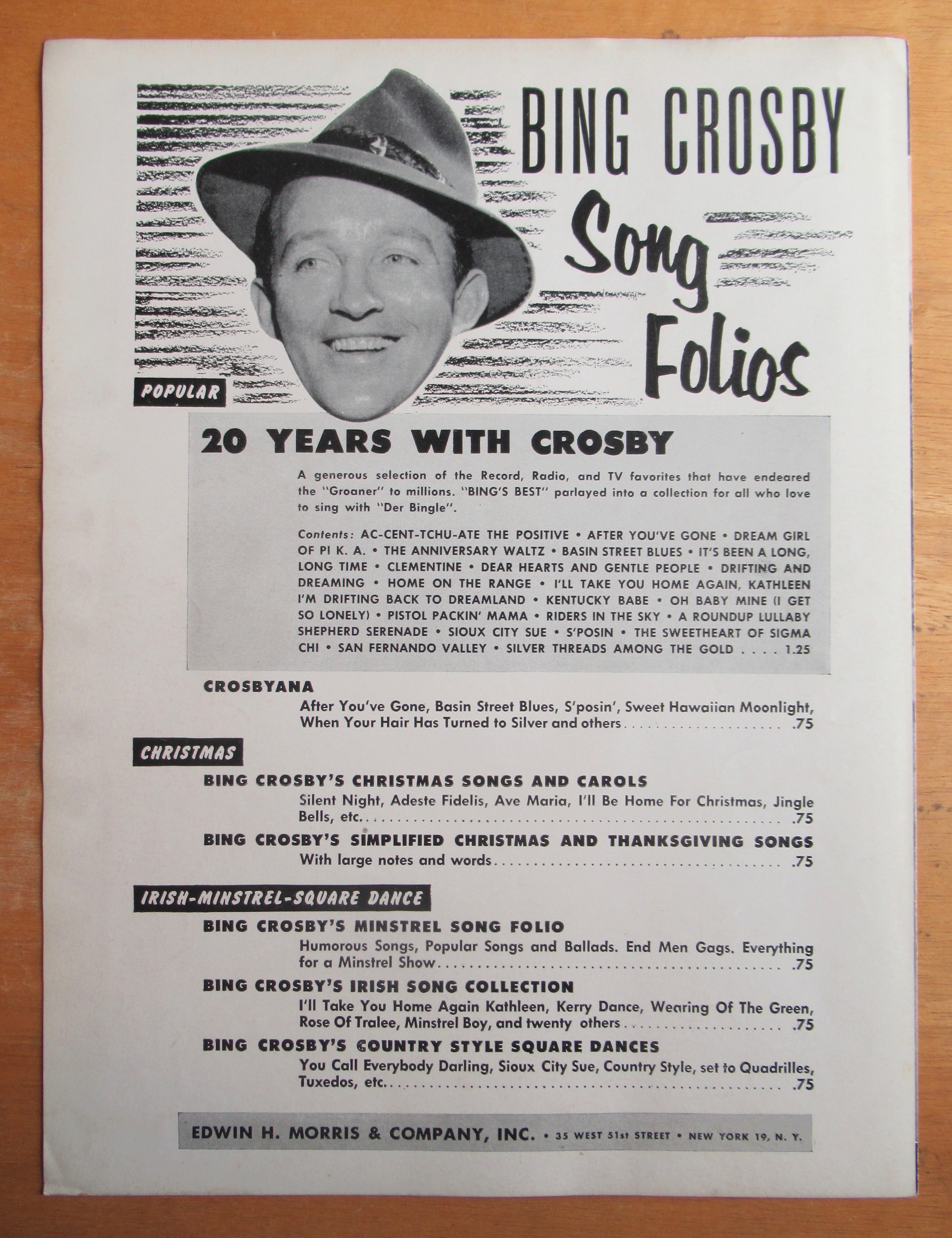 Sheet Music For 1954 When We Come Of Age