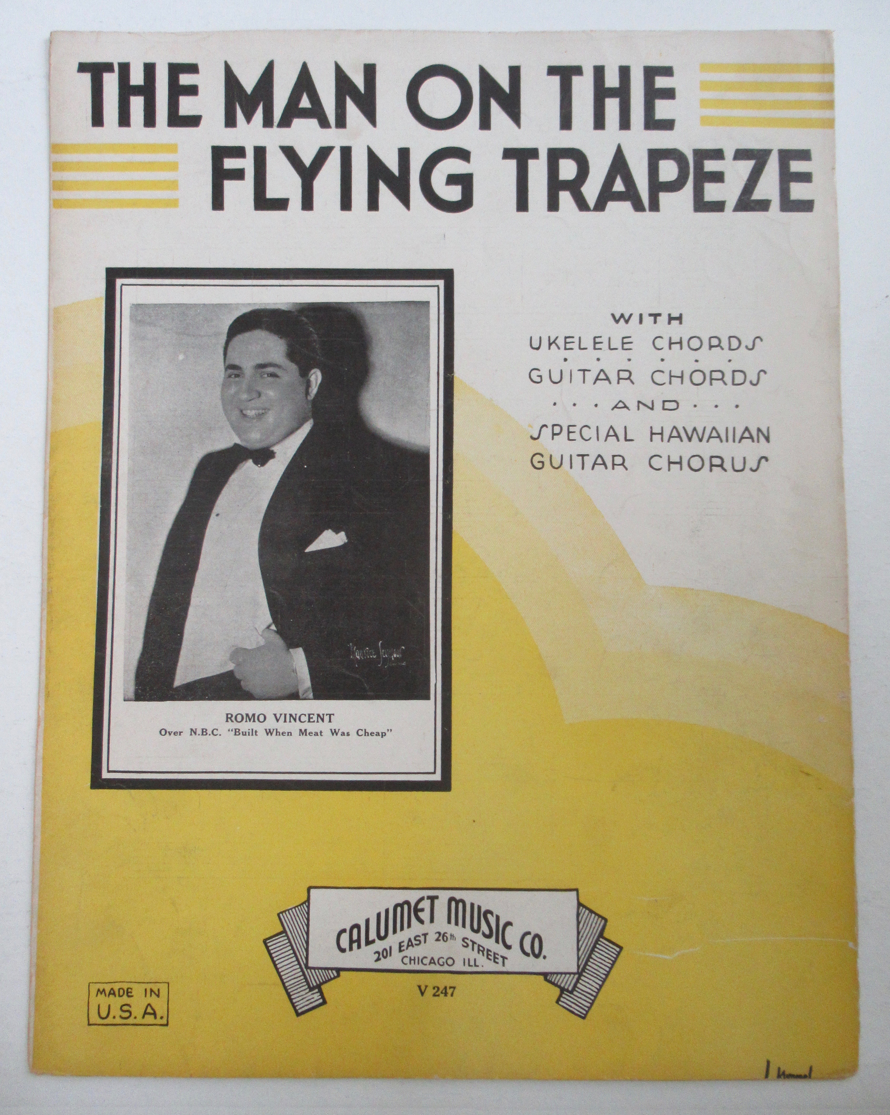 1935 The Man On The Flying Trapeze Sheet Music