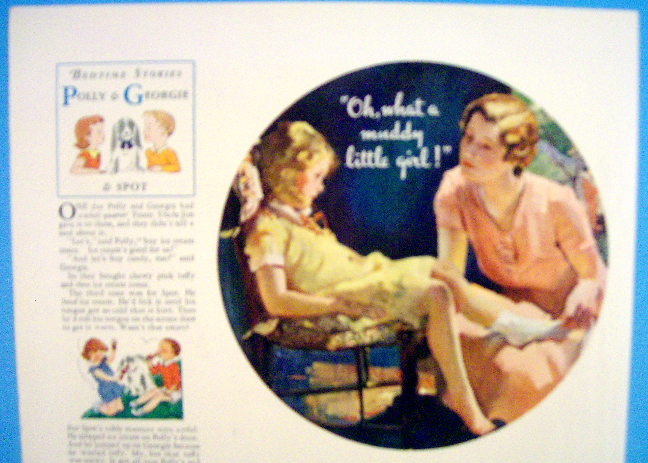 1938 P & G White Soap with Woman & Muddy Girl