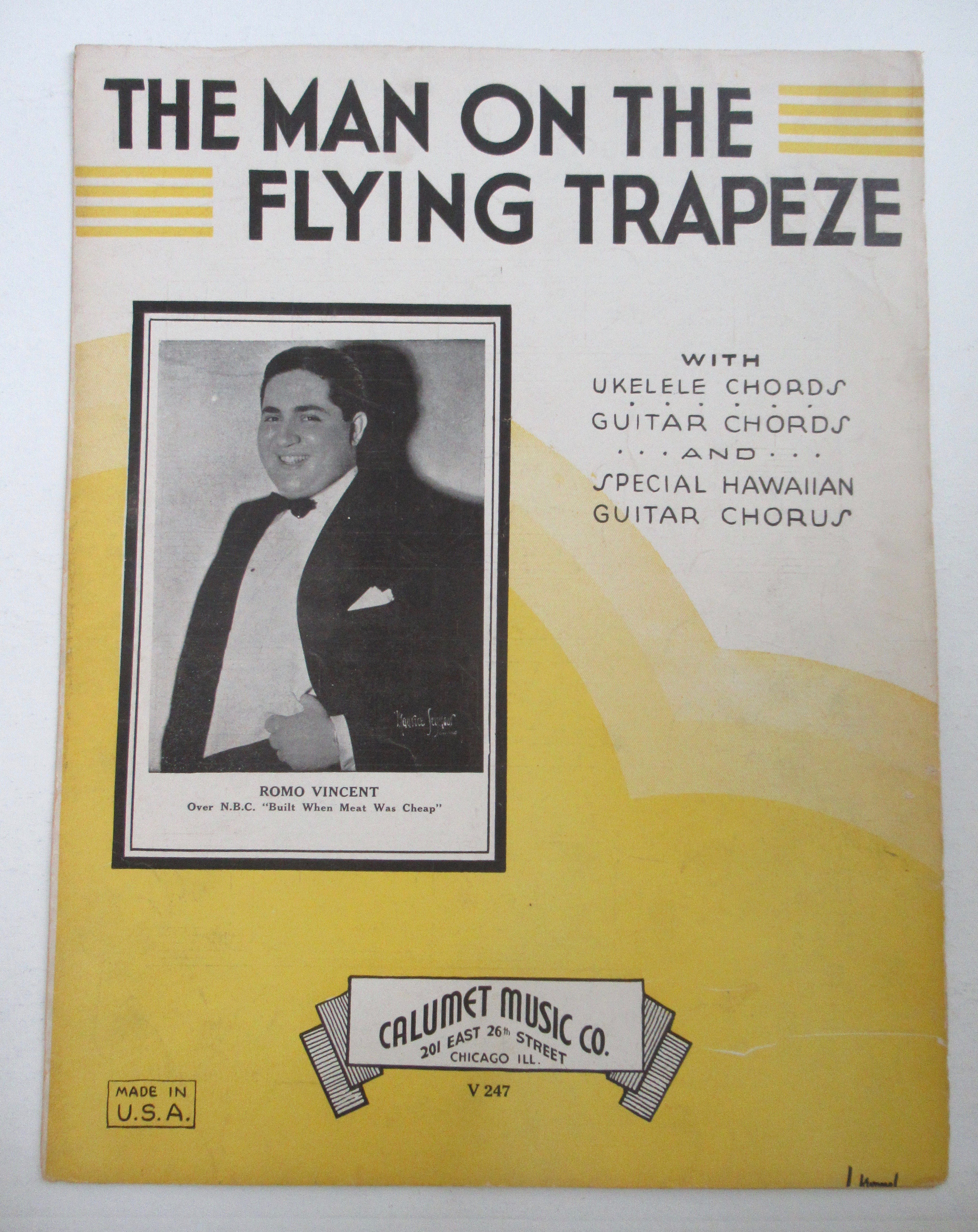 1935 The Man On The Flying Trapeze Sheet Music