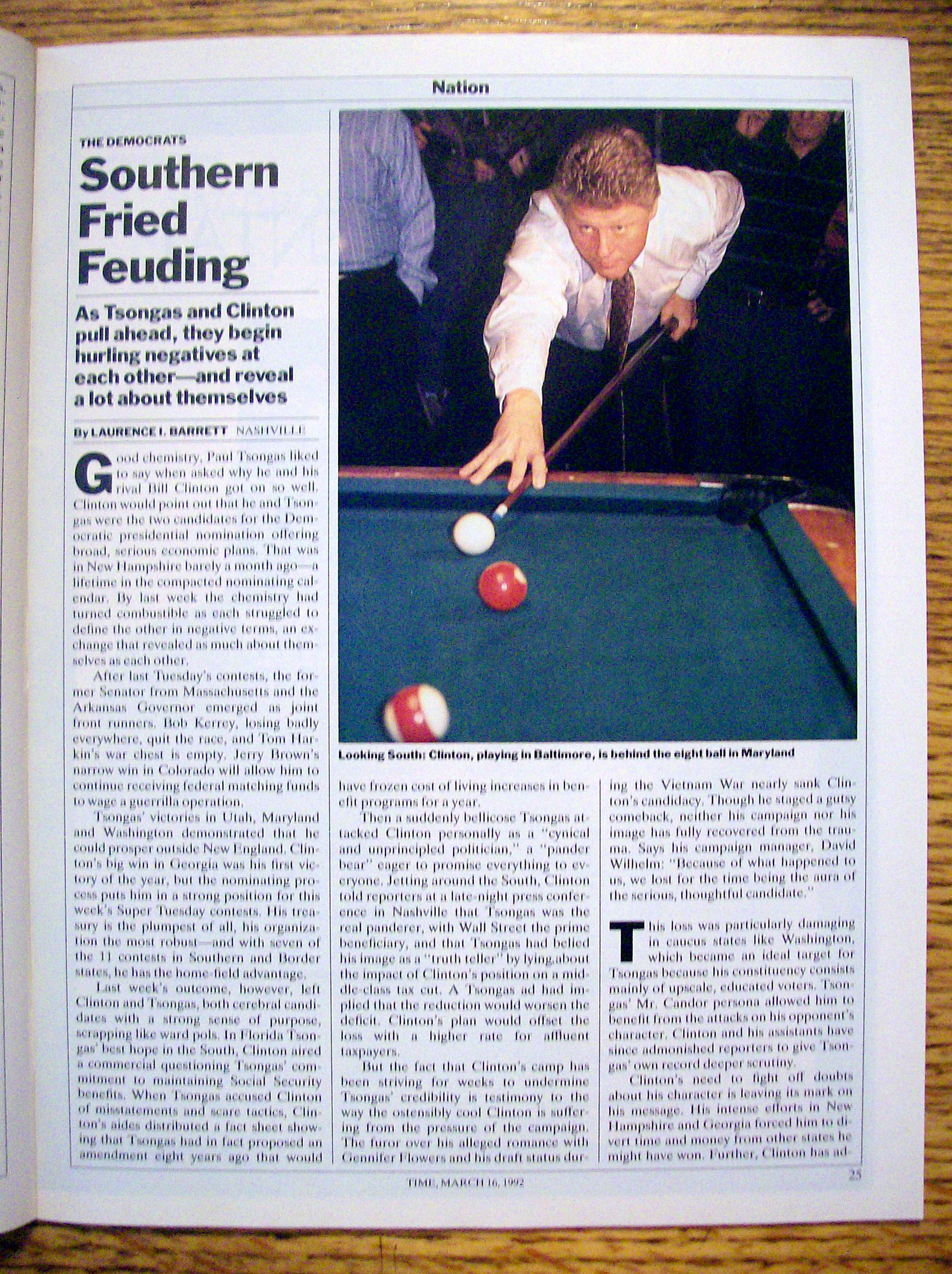 Time Magazine-March 16, 1992-Jay Leno