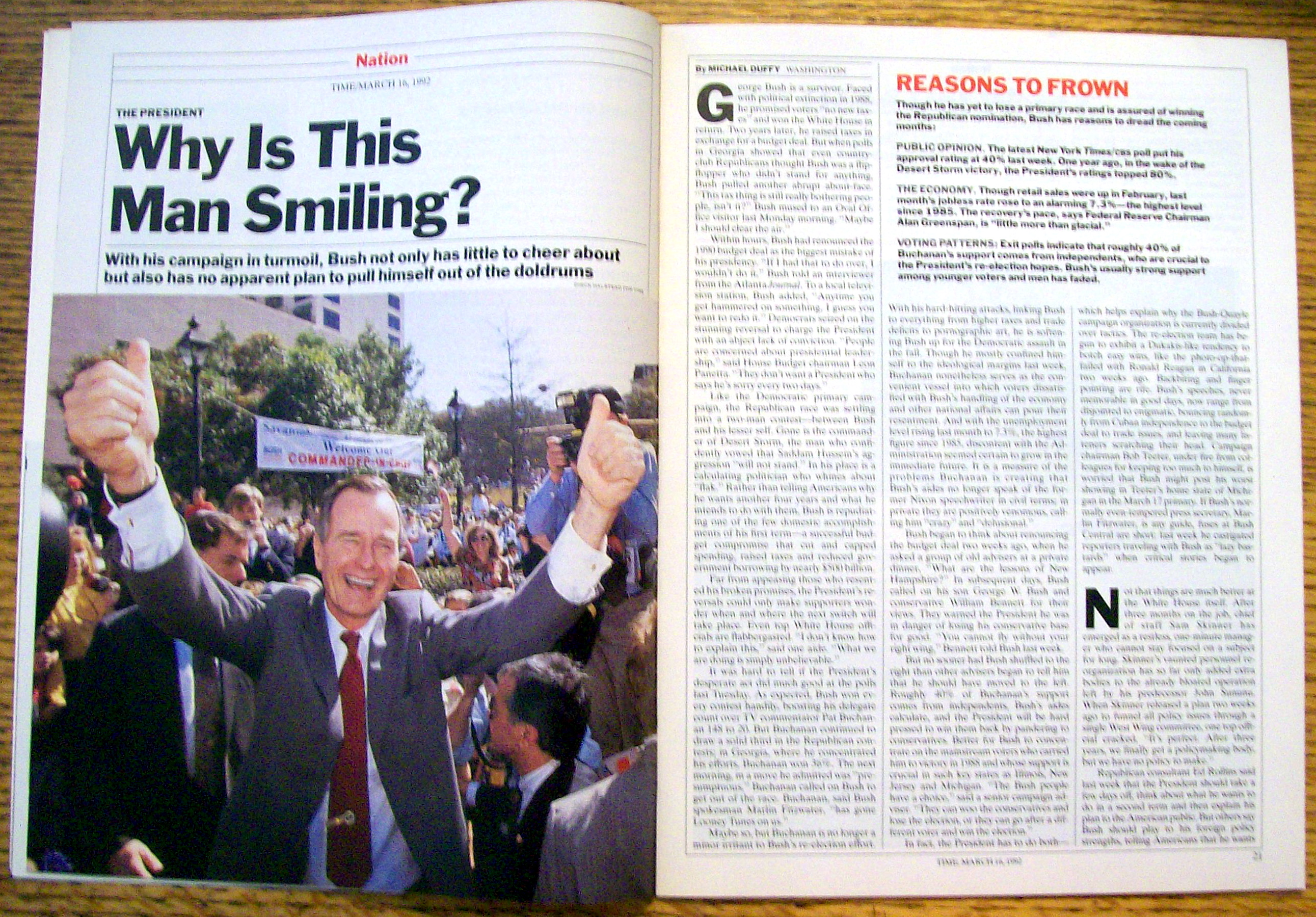 Time Magazine-March 16, 1992-Jay Leno