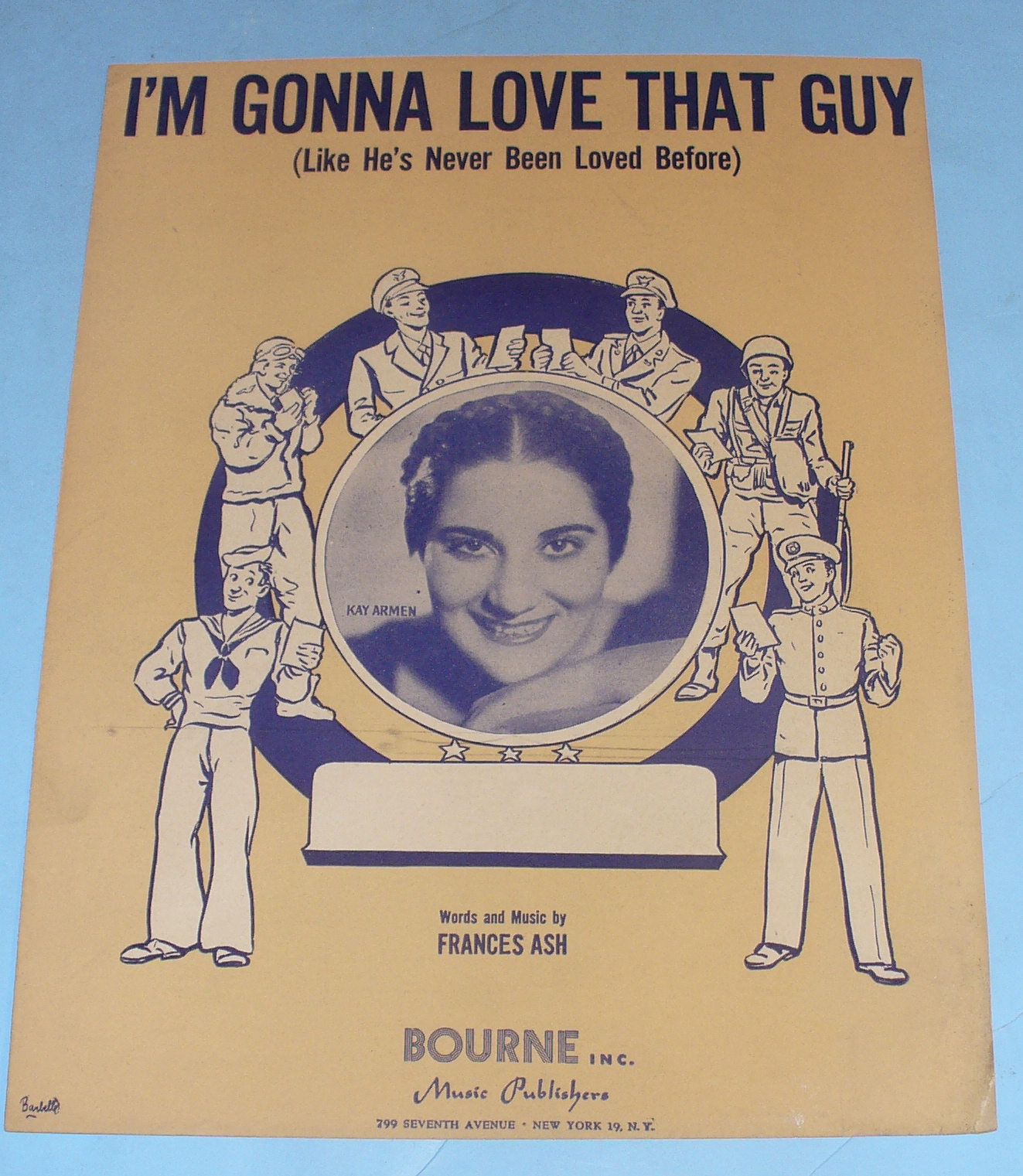 1945 I'm Gonna Love That Guy - Patriotic Cover
