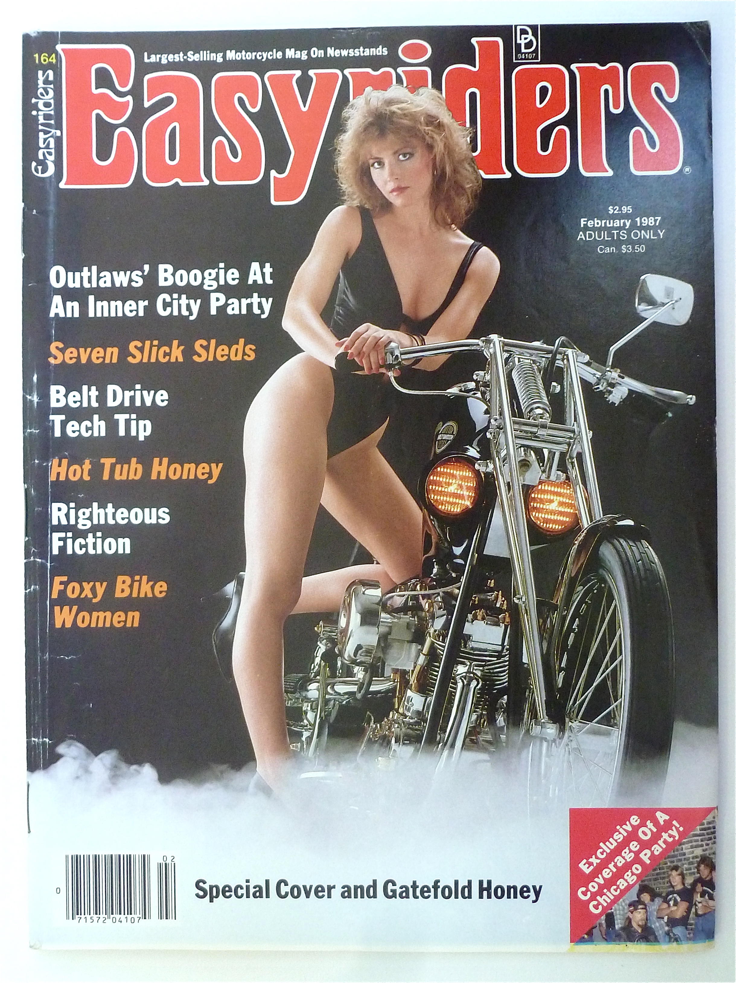 Easyriders Magazine February 1987 Seven Slick Sleds