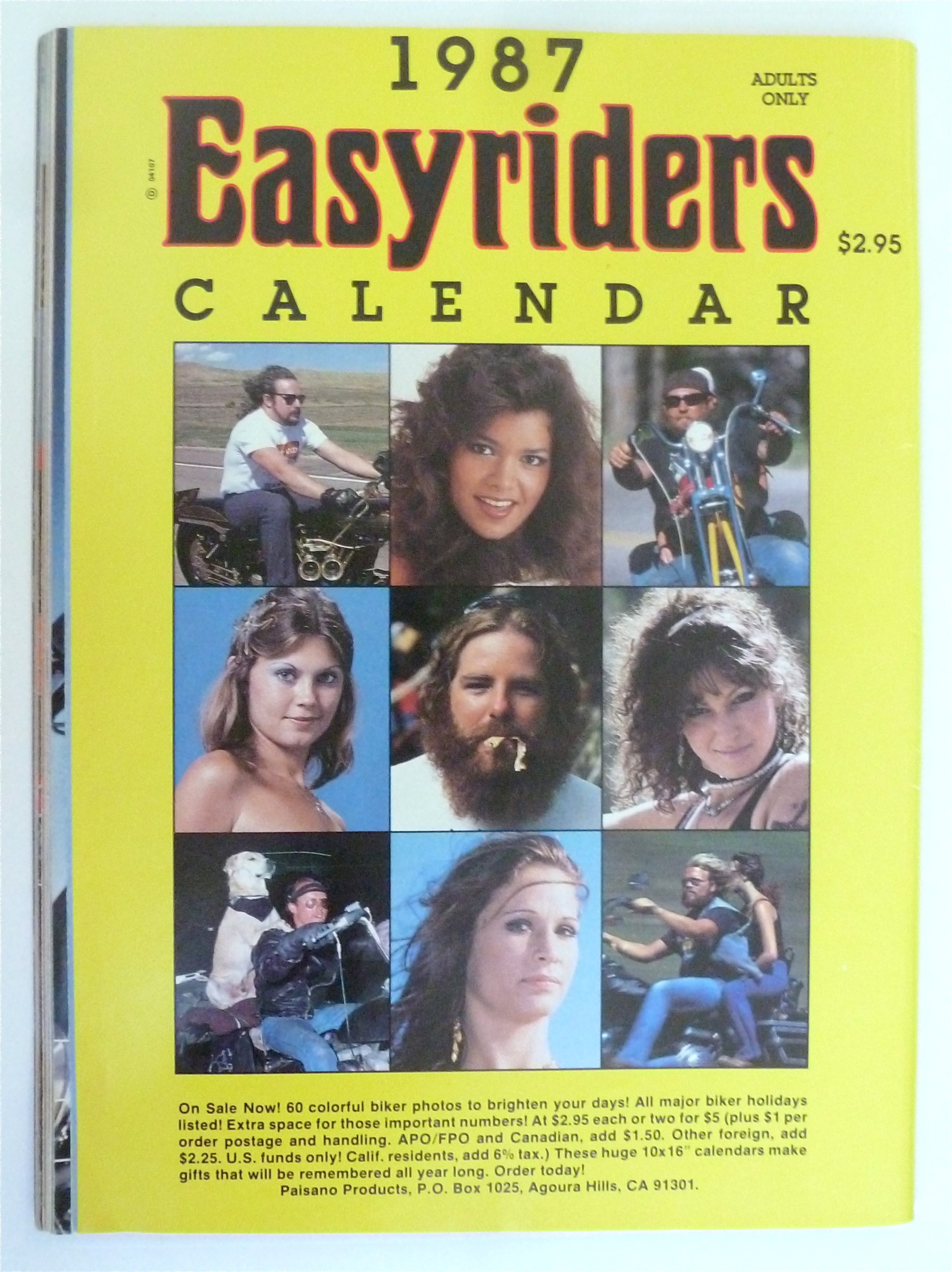 Easyriders Magazine February 1987 Seven Slick Sleds