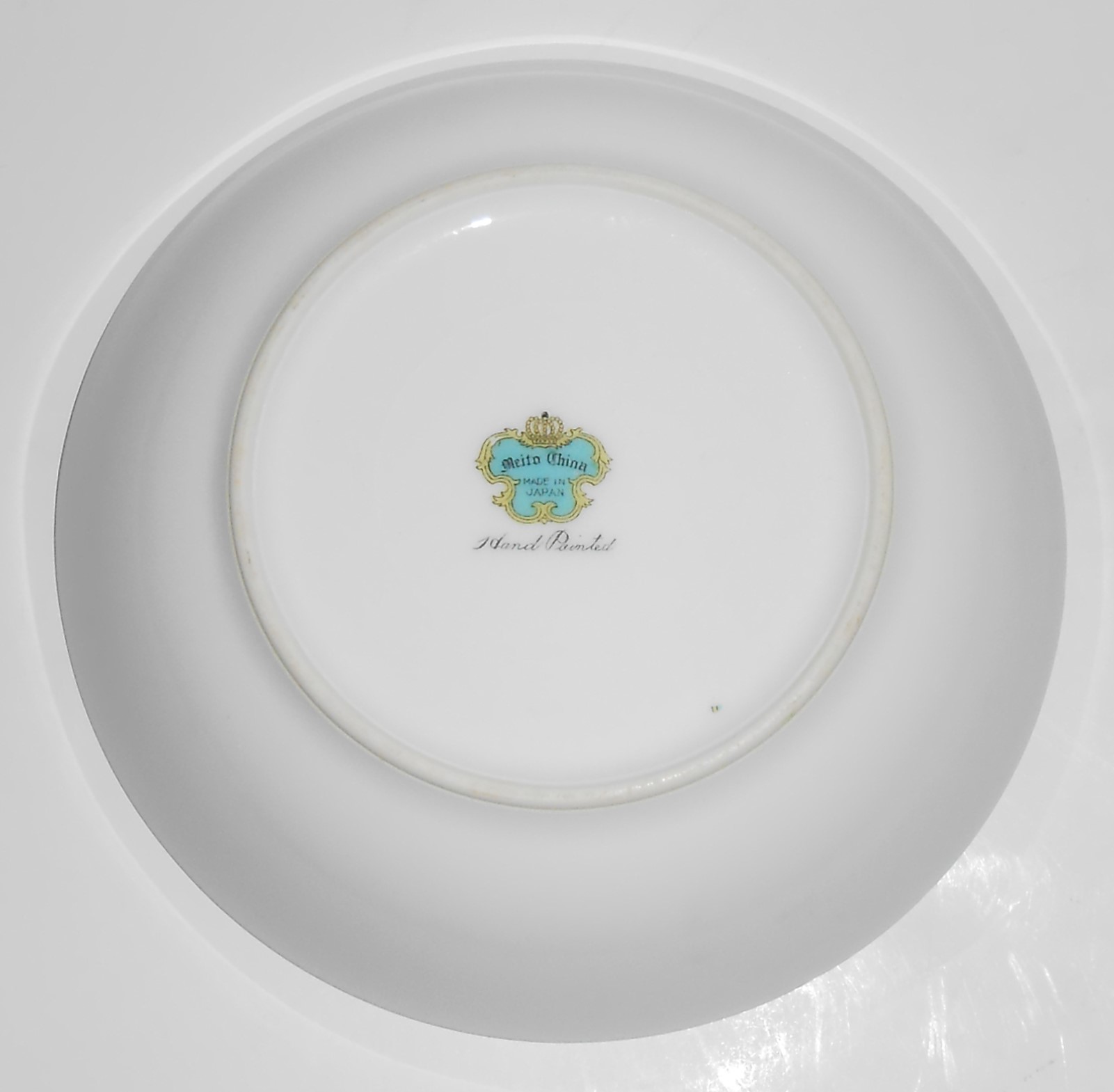 Meito China Porcelain Japan Floral Gold Green Yellow Fr