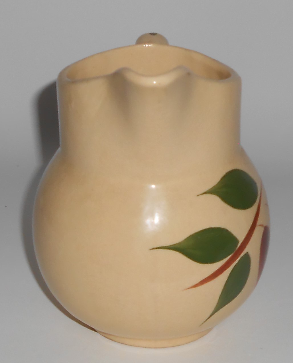 Vintage Watt Pottery American Red Bud Tear Drop #15 Pit