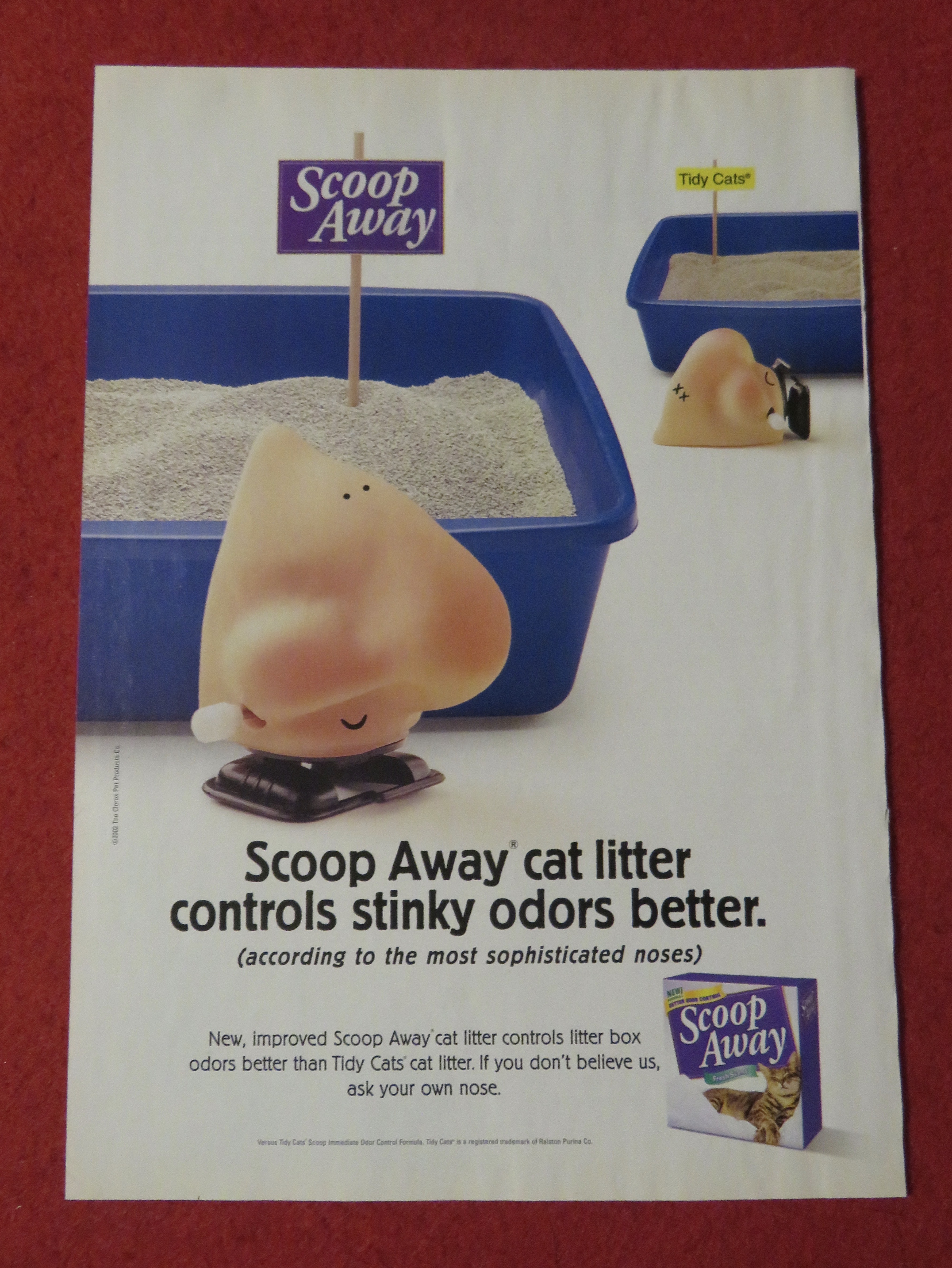 2003 Scoop Away Cat Litter with Wind Up Nose