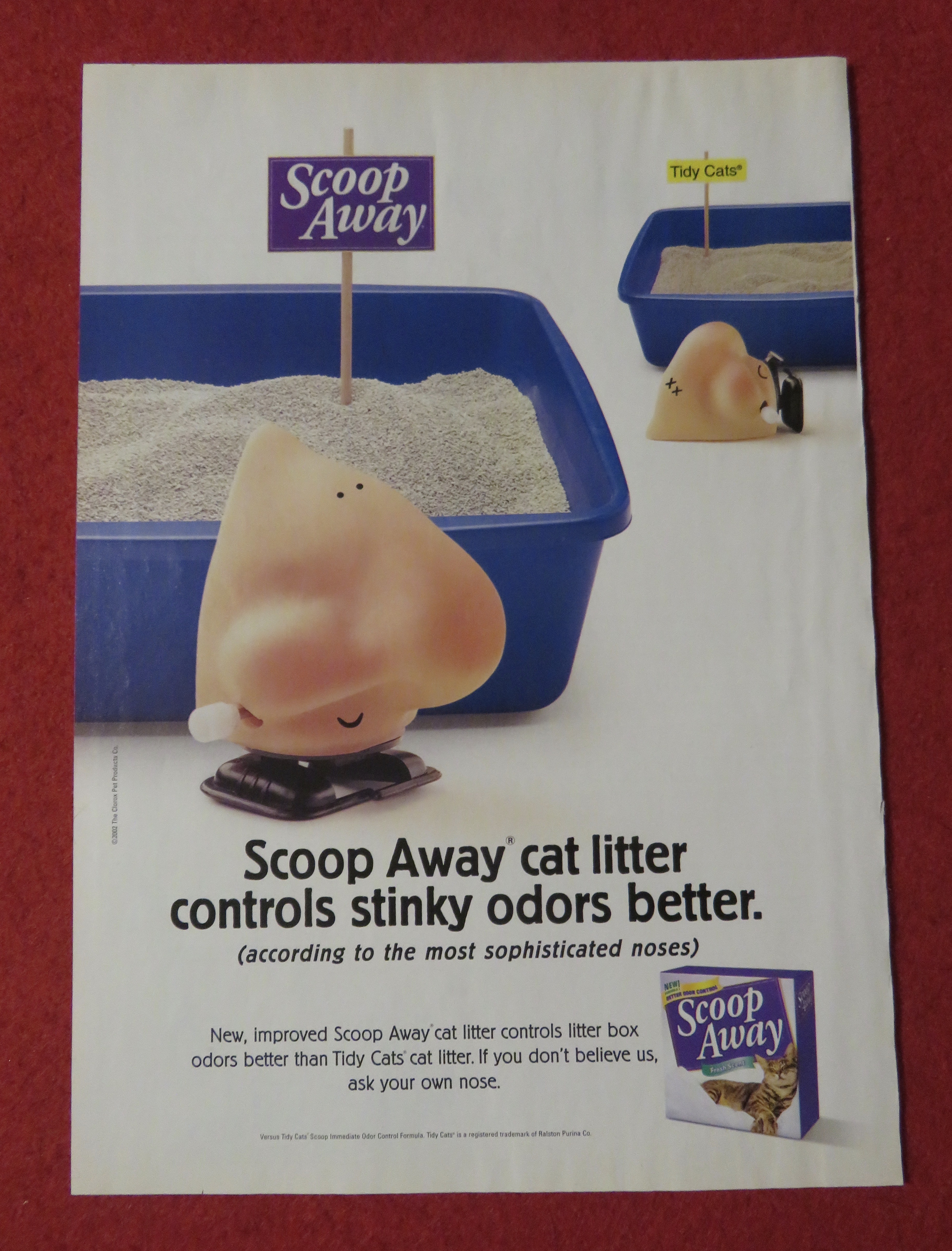 2003 Scoop Away Cat Litter with Wind Up Nose
