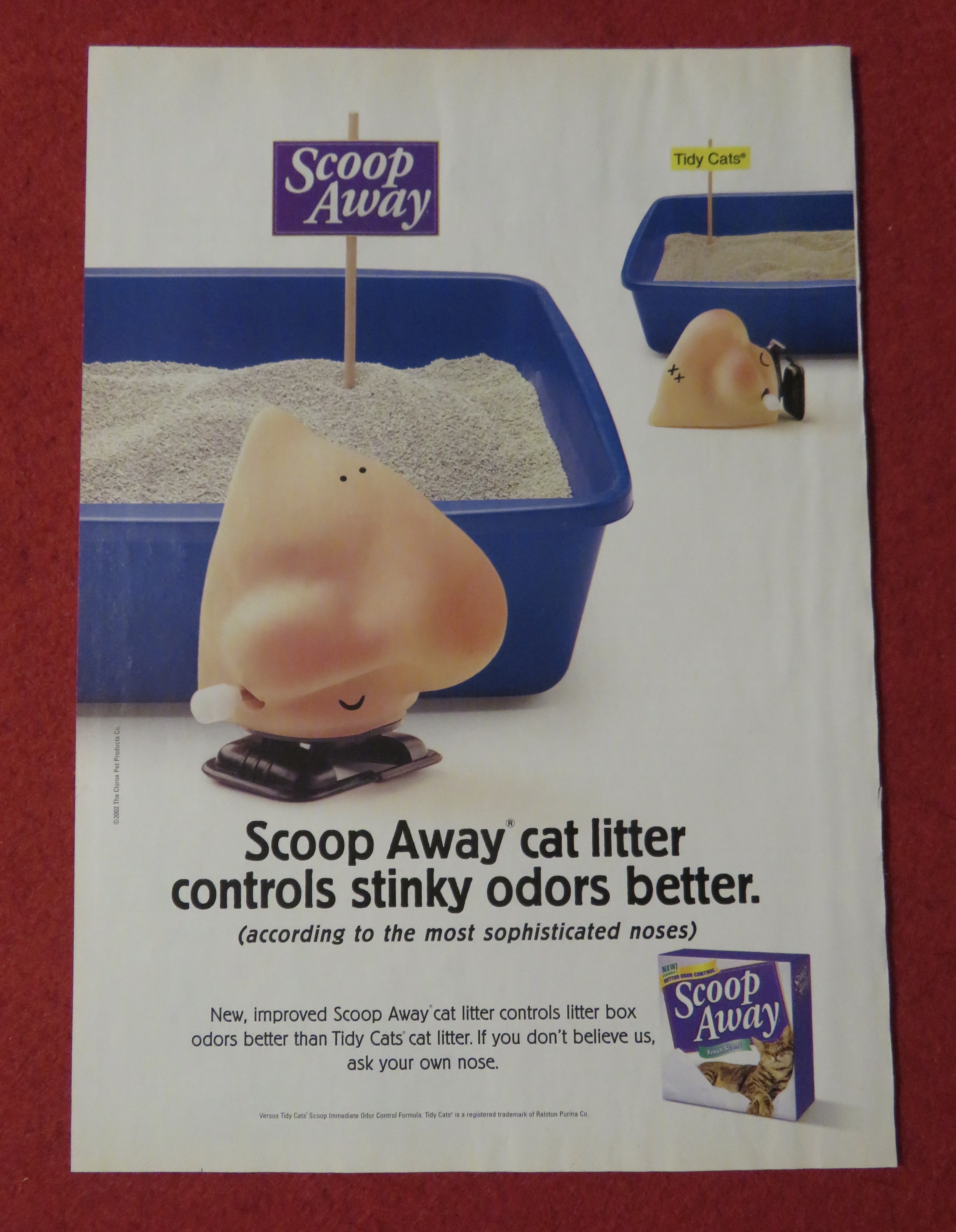 2003 Scoop Away Cat Litter with Wind Up Nose