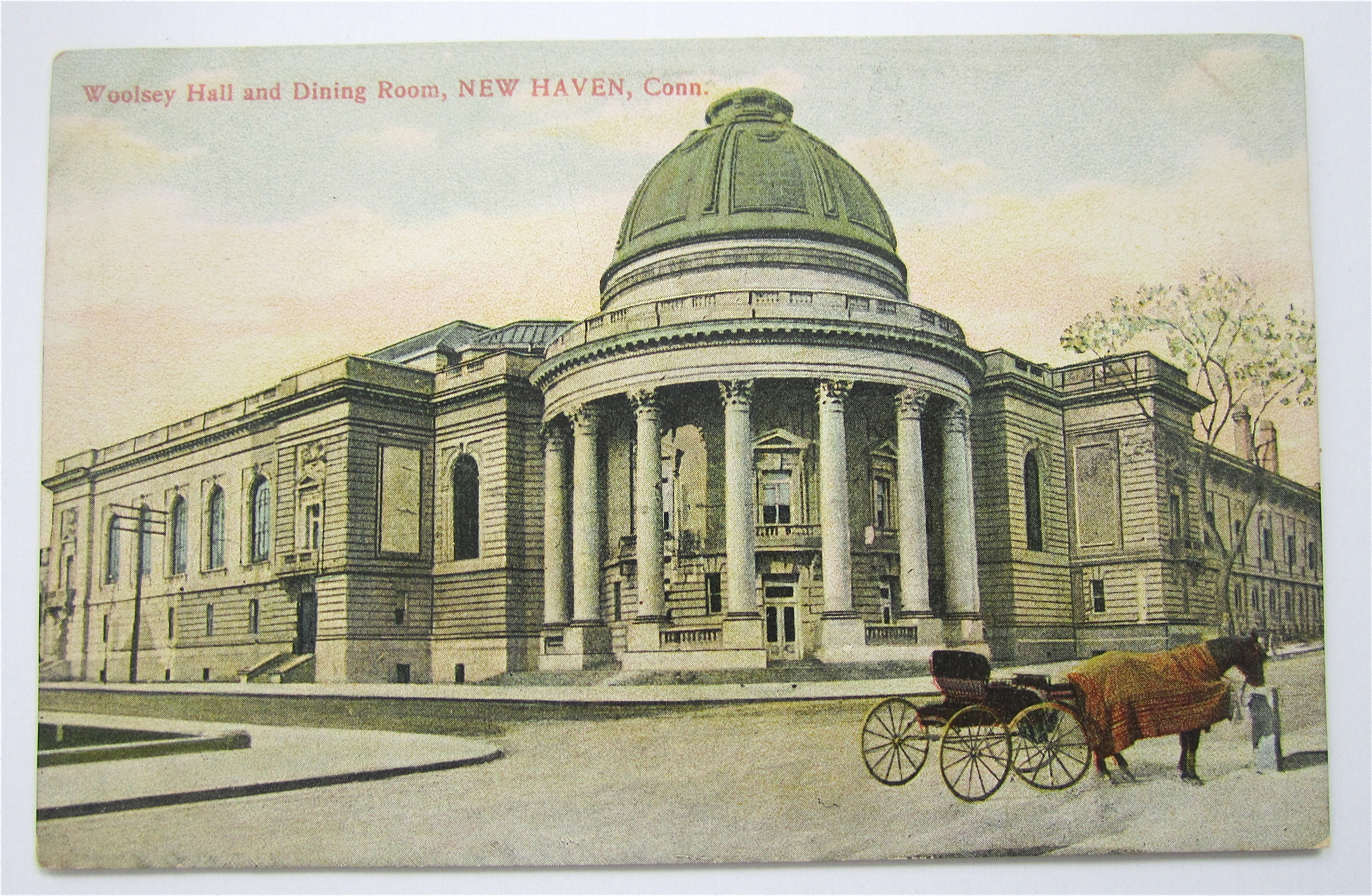 Woolsey Hall & Dining Room Postcard