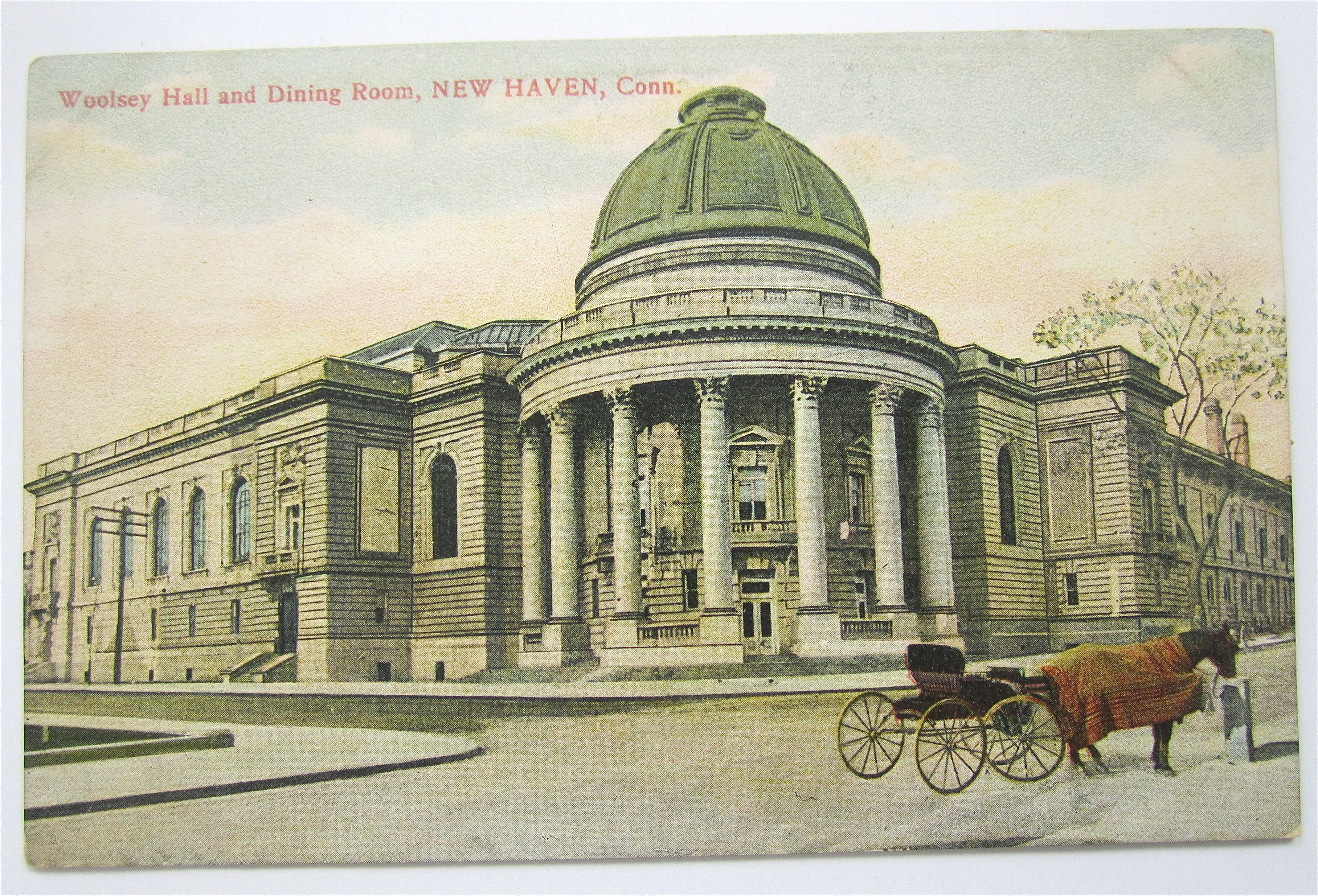 Woolsey Hall & Dining Room Postcard