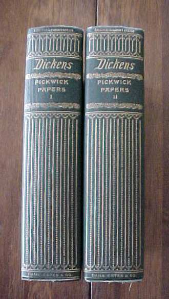 Dickens Pickwick Papers 2 Vol 1800's