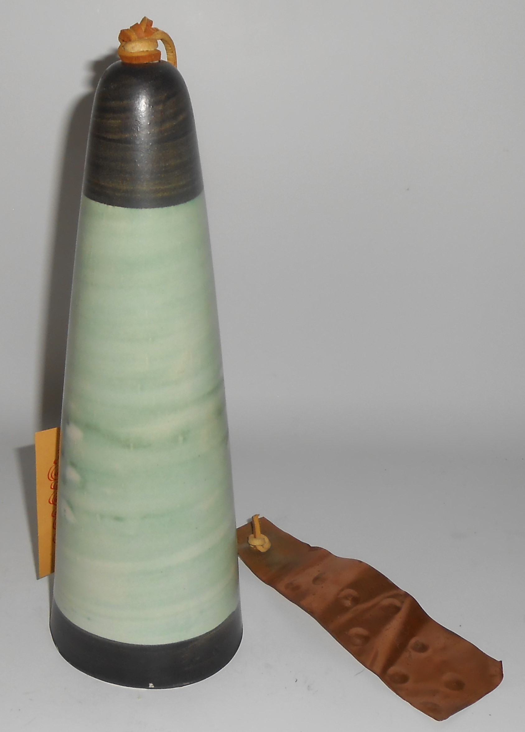 Pacific Stoneware Art Pottery Native Wind Chime / Bell