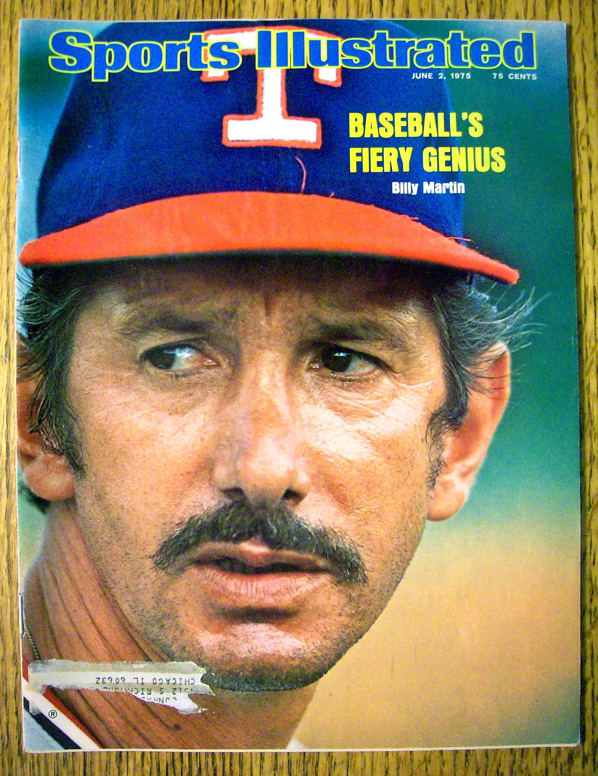 Sports Illustrated Magazine-June 2, 1975-Billy Martin
