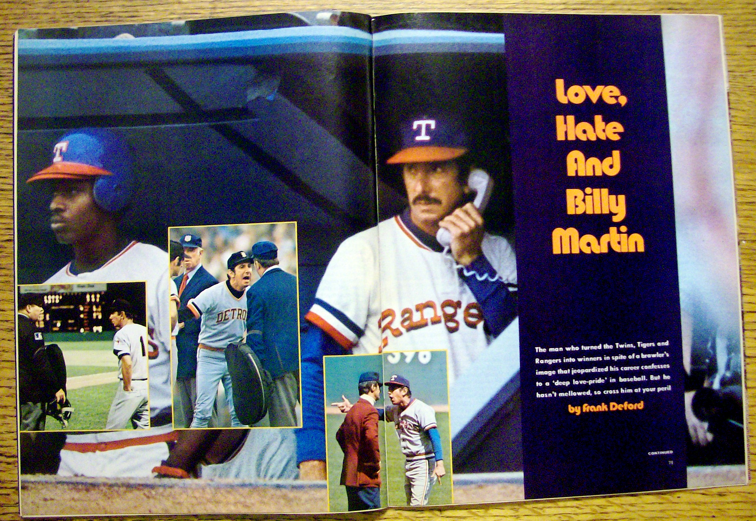Sports Illustrated Magazine-June 2, 1975-Billy Martin