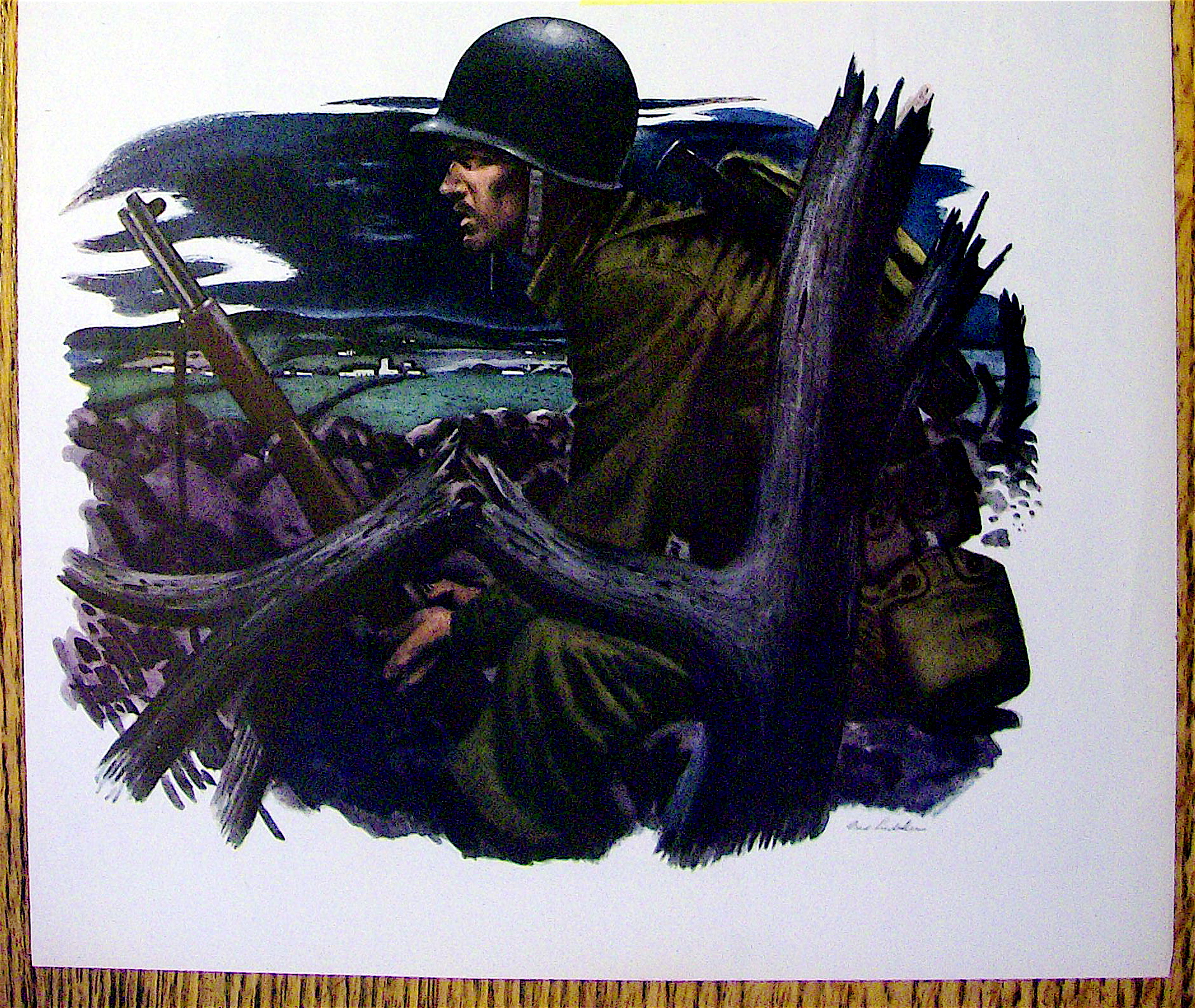 1944 Nash-Kelvinator with a Soldier with a Gun