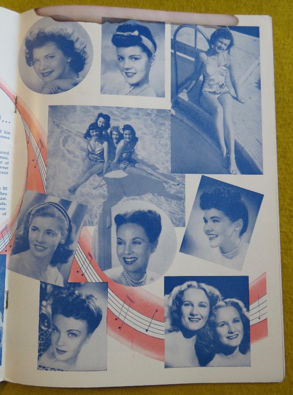 Original 1946 Sexy George Petty Pin Up Girl Ice Capades Program