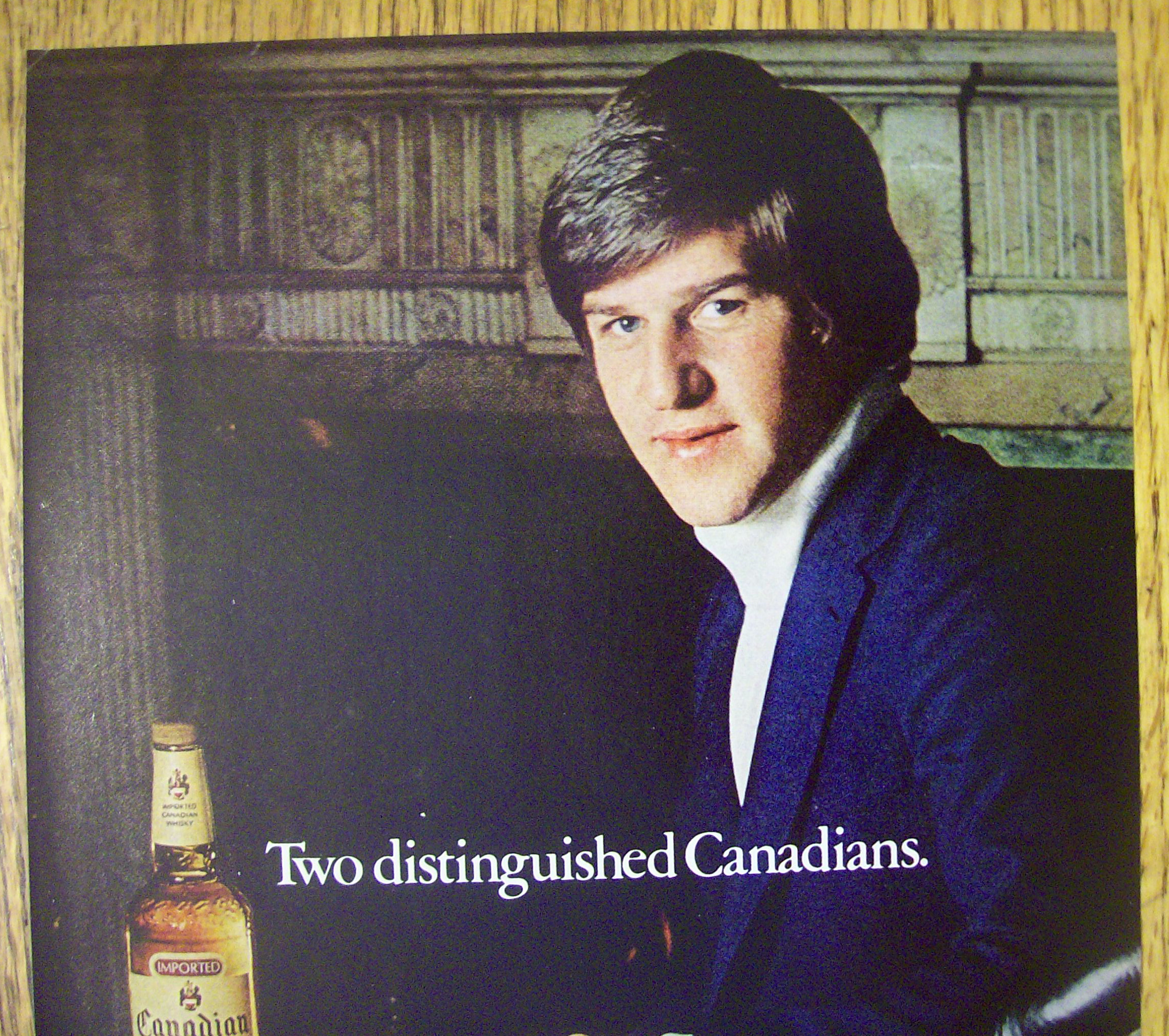 1979 Canadian LTD Whiskey with Bobby Orr