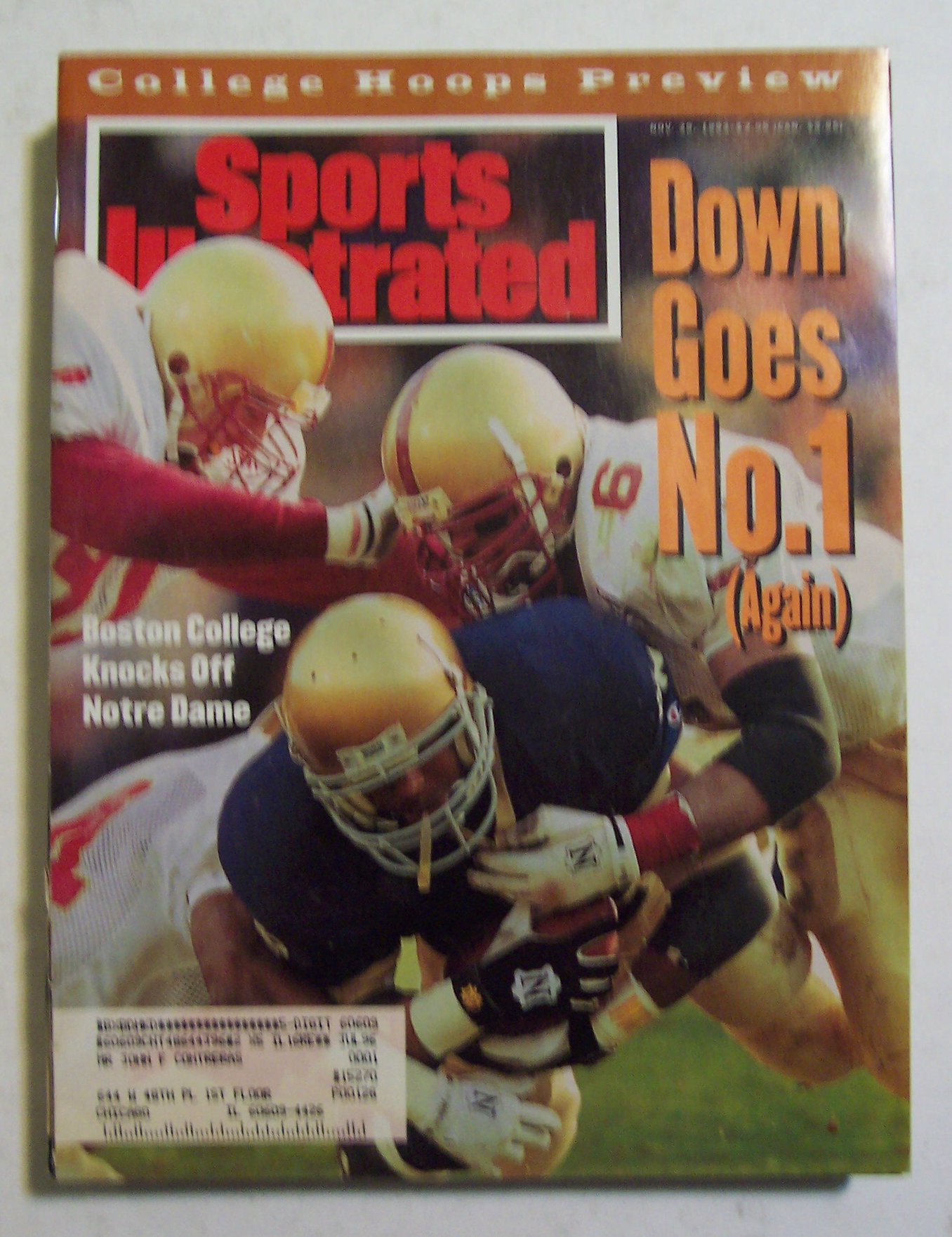 Sports Illustrated Magazine - November 29, 1993