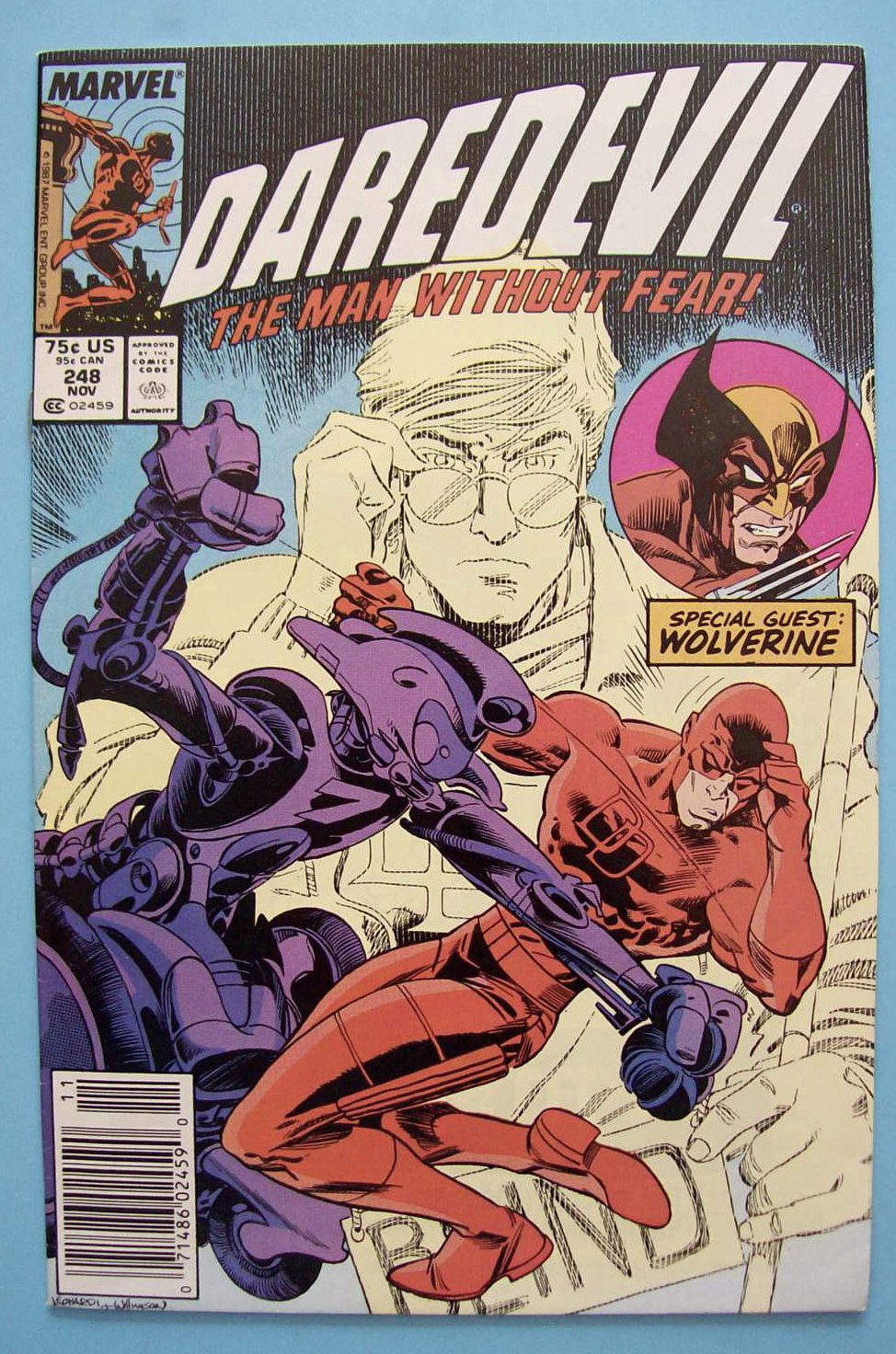 Daredevil Comics - November 1987 - Wolverine