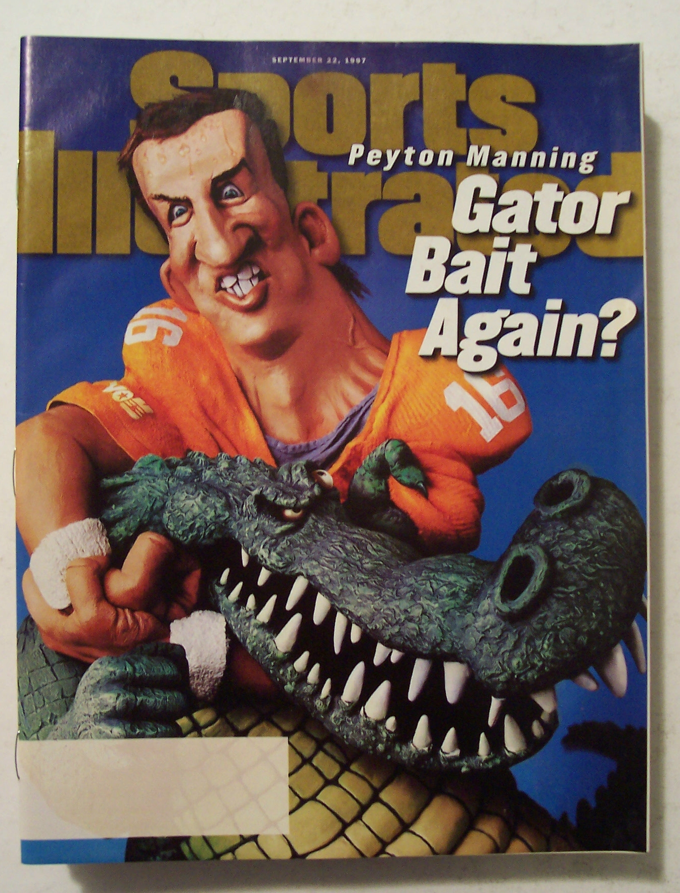 Sports Illustrated Magazine-September 22, 1997-Peyton