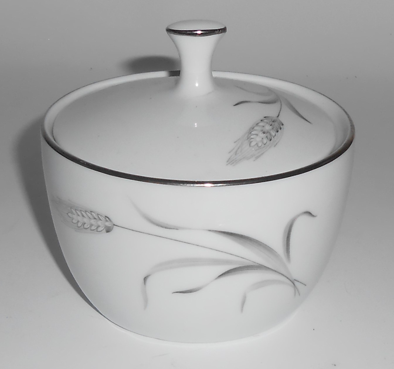 Noritake Porcelain China Prosperity 6841 w/Platinum Sug