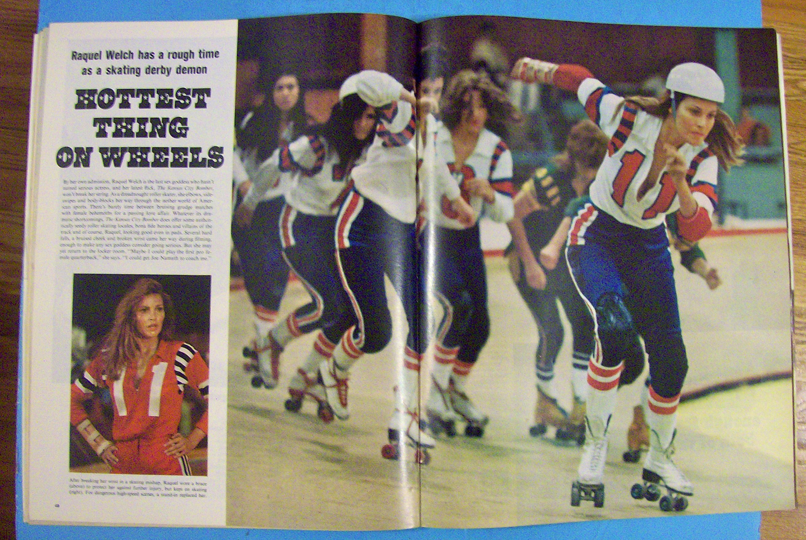 Life Magazine June 2, 1972 Raquel Welch On Skates