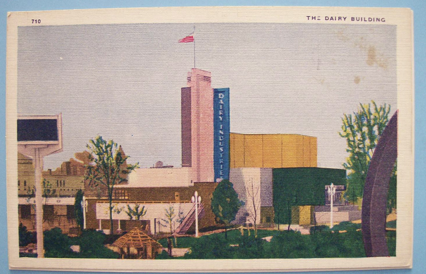 Dairy Building Postcard (1933 Century Of Progress)